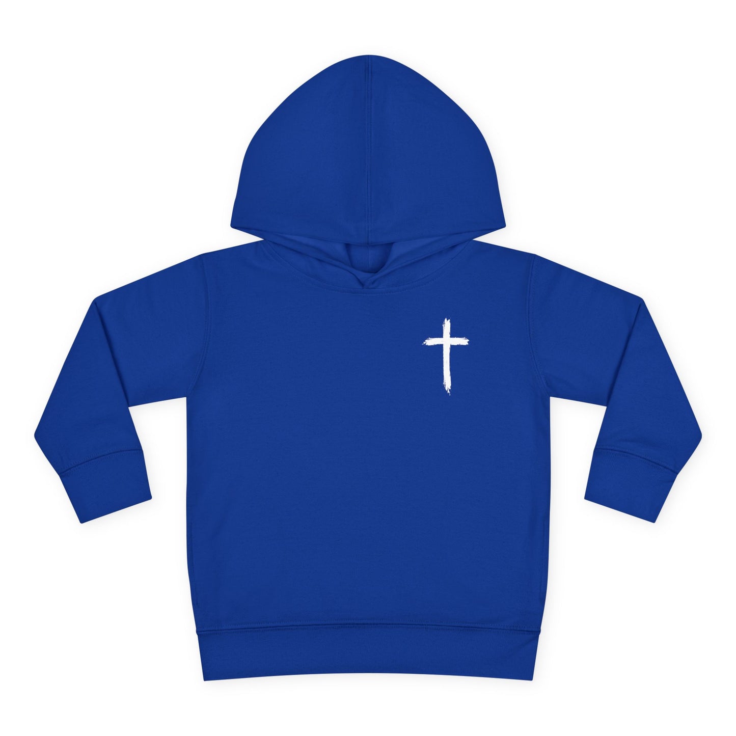 Toddler Christian Fleece Hoodie - Jesus Fisherman Design, Cute Kids Sweatshirt, Religious Baby Gift, Faith Hoodie