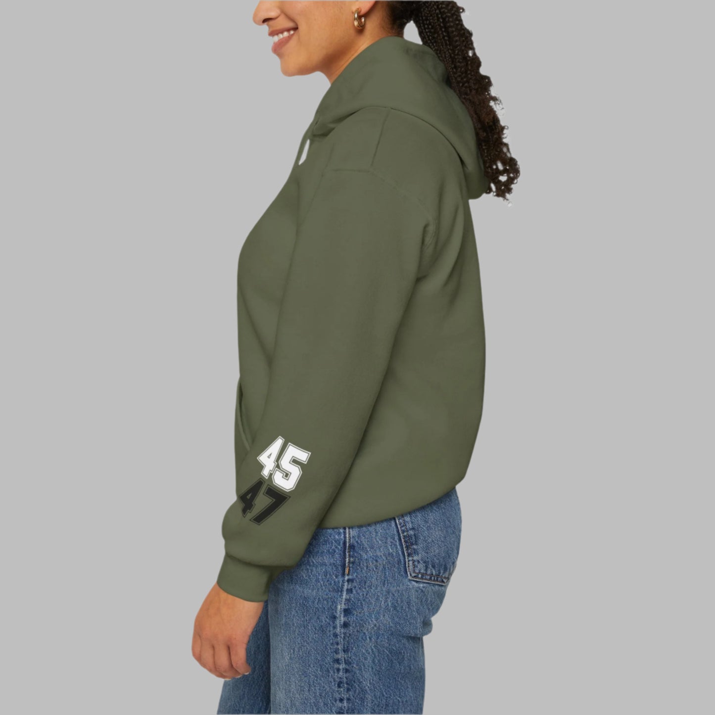 Trump 45-47 Heavyweight Hooded Sweatshirt