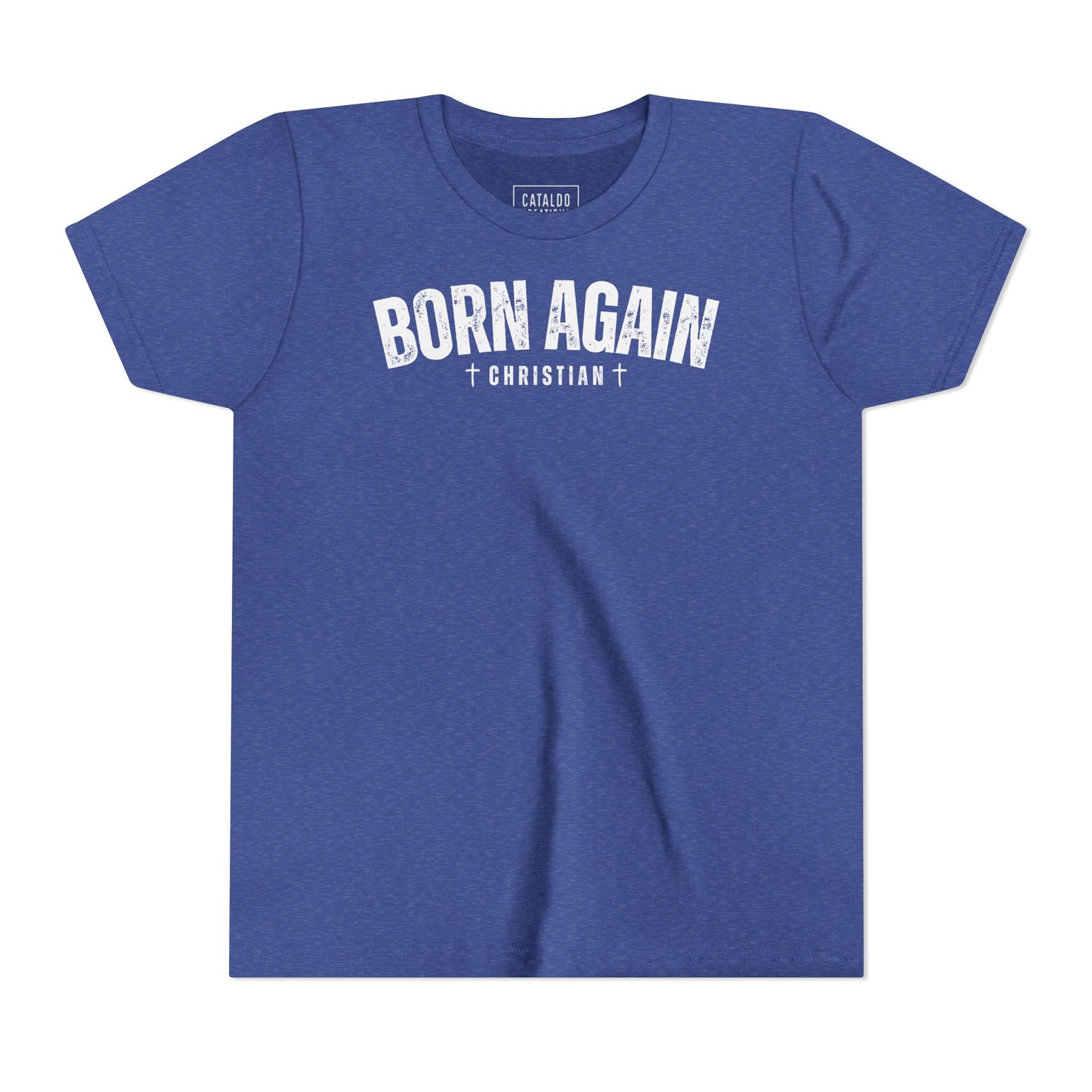 Born Again Christian Youth Tee | Faith-Based Shirt for Kids | Inspirational Apparel