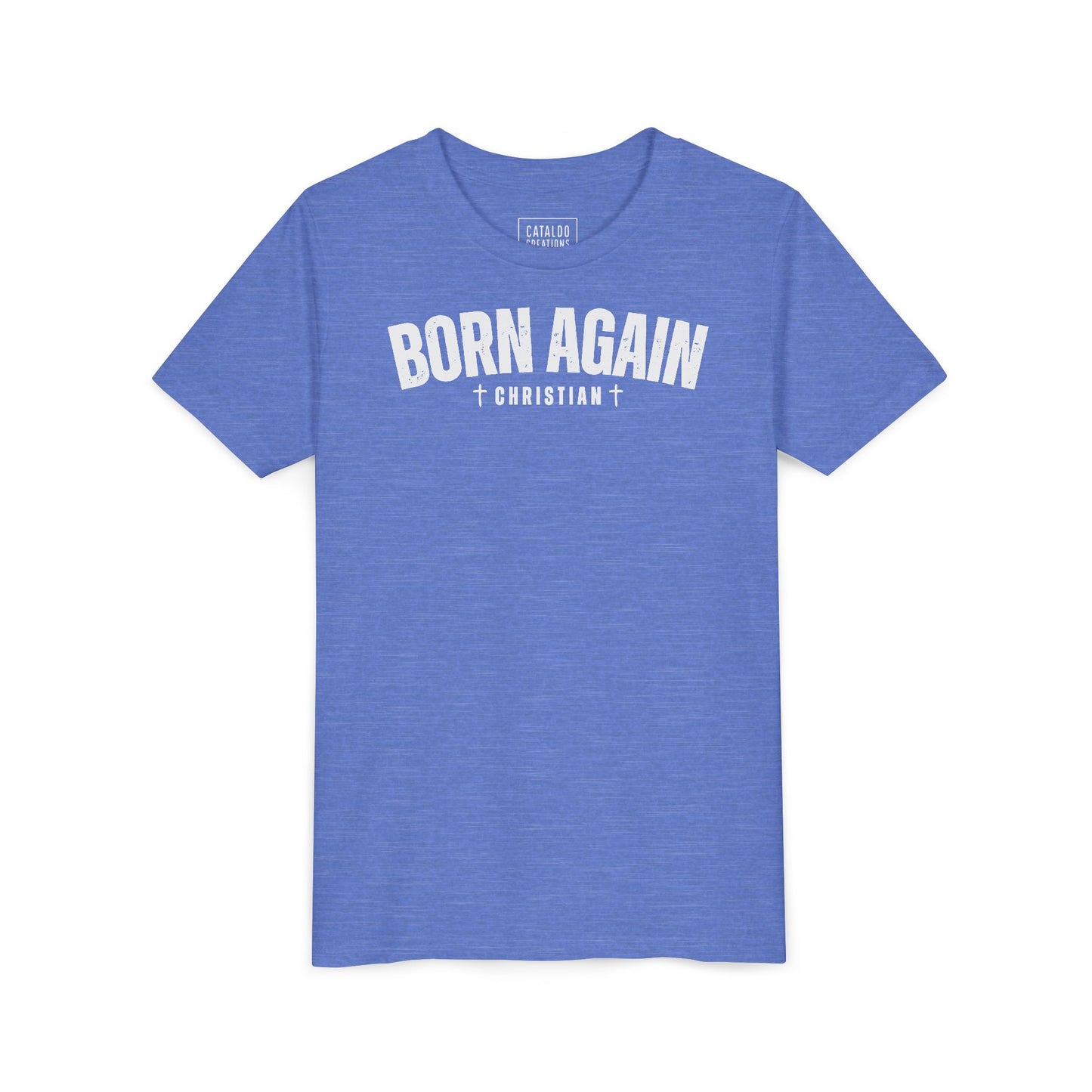 Born Again Christian Youth Tee | Faith-Based Shirt for Kids | Inspirational Apparel