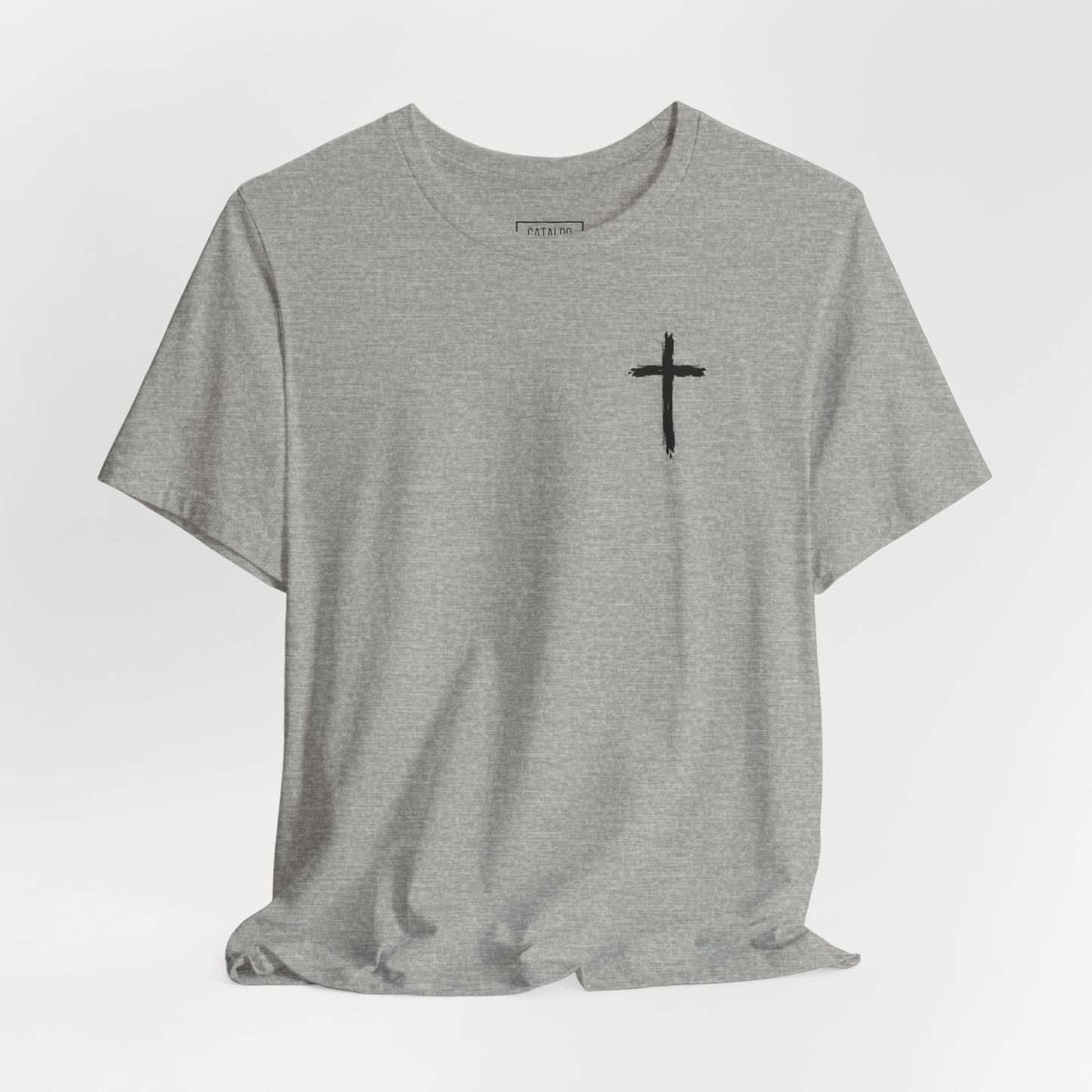 Look at the Birds Christian Tee — Matthew 6:26 Cross Graphic T‑Shirt