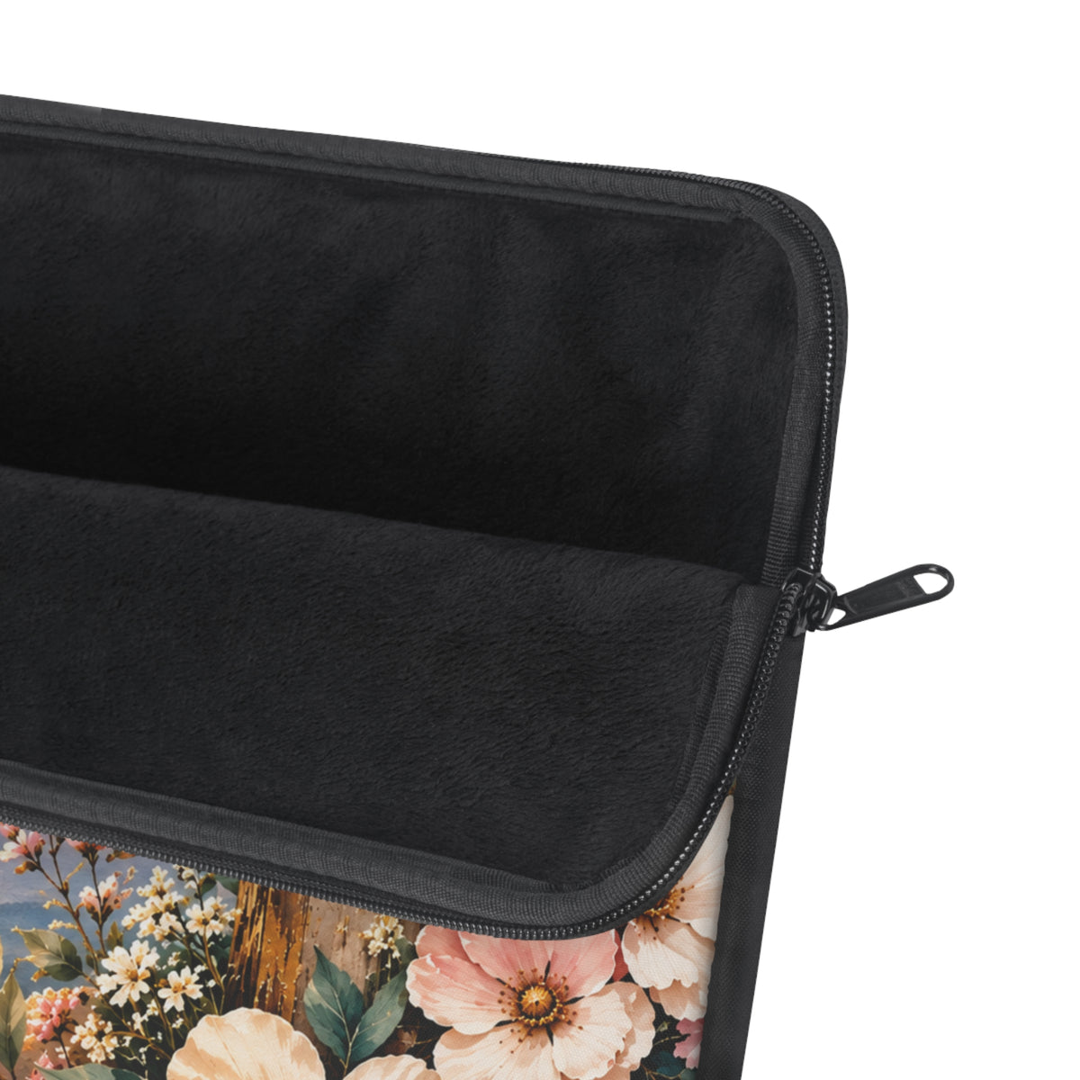Watercolor Floral Cross Laptop Sleeve – Christian Laptop Case for Women | 12", 13" & 15"