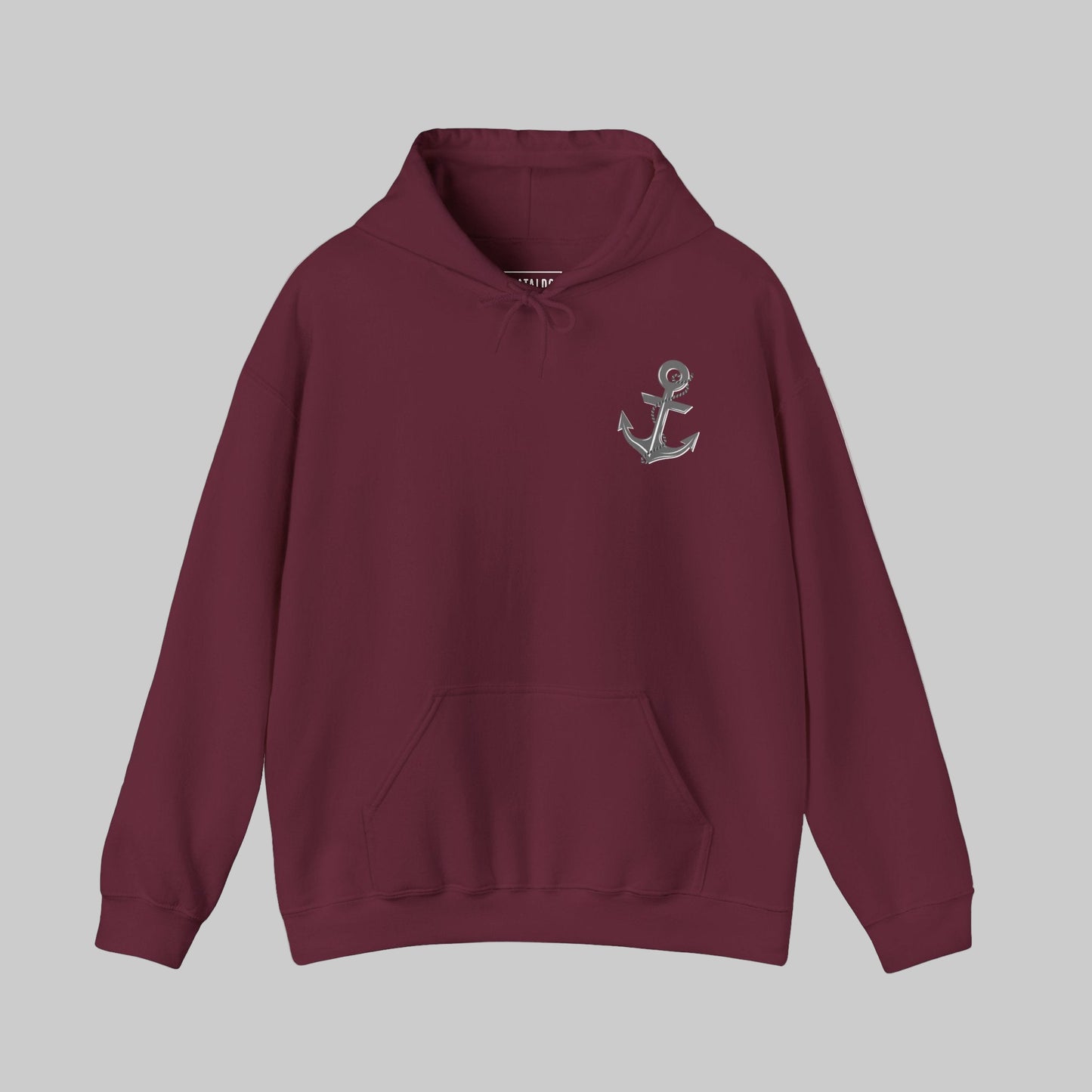 When The Storm Is Raging, My Anchor Never Fails Christian Nautical Hoodie, Anchored In The Lord Hooded Sweatshirt, Hebrews Bible Verse SweatShirt