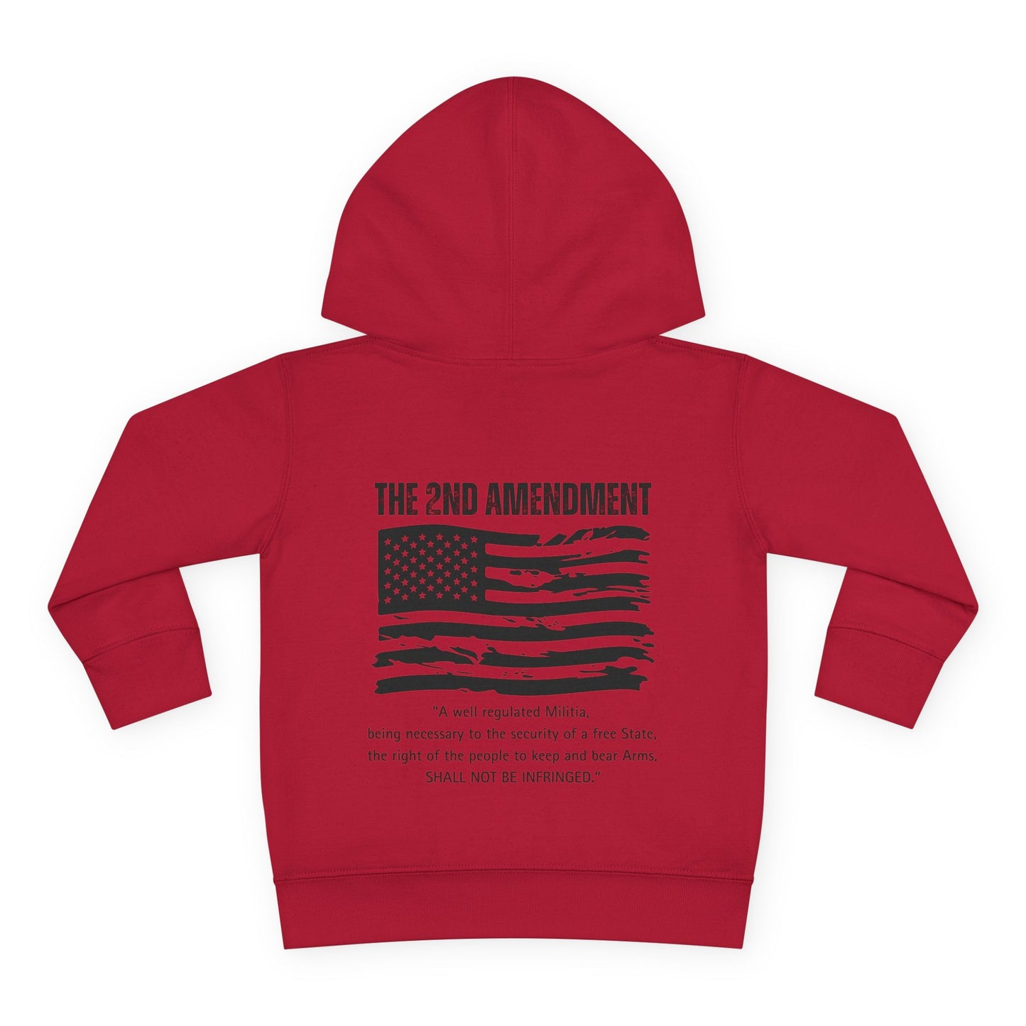 Toddler 2nd Amendment Pullover Fleece Hoodie, Cute Kids Hoodie, American Pride, Gift for Patriots, Cozy Toddler Wear