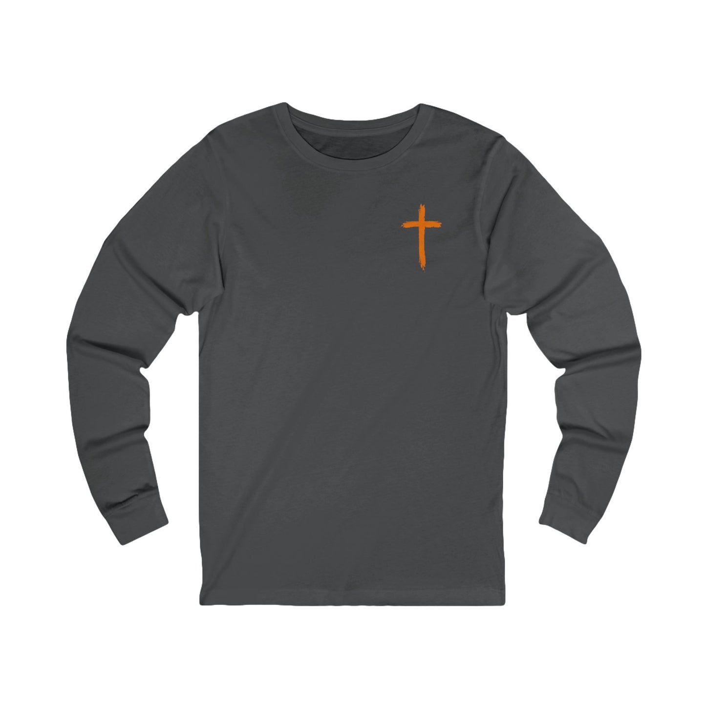 Look at the Birds Of The Air Long Sleeve Tee — Matthew 6:26 Christian Cross Scripture Shirt