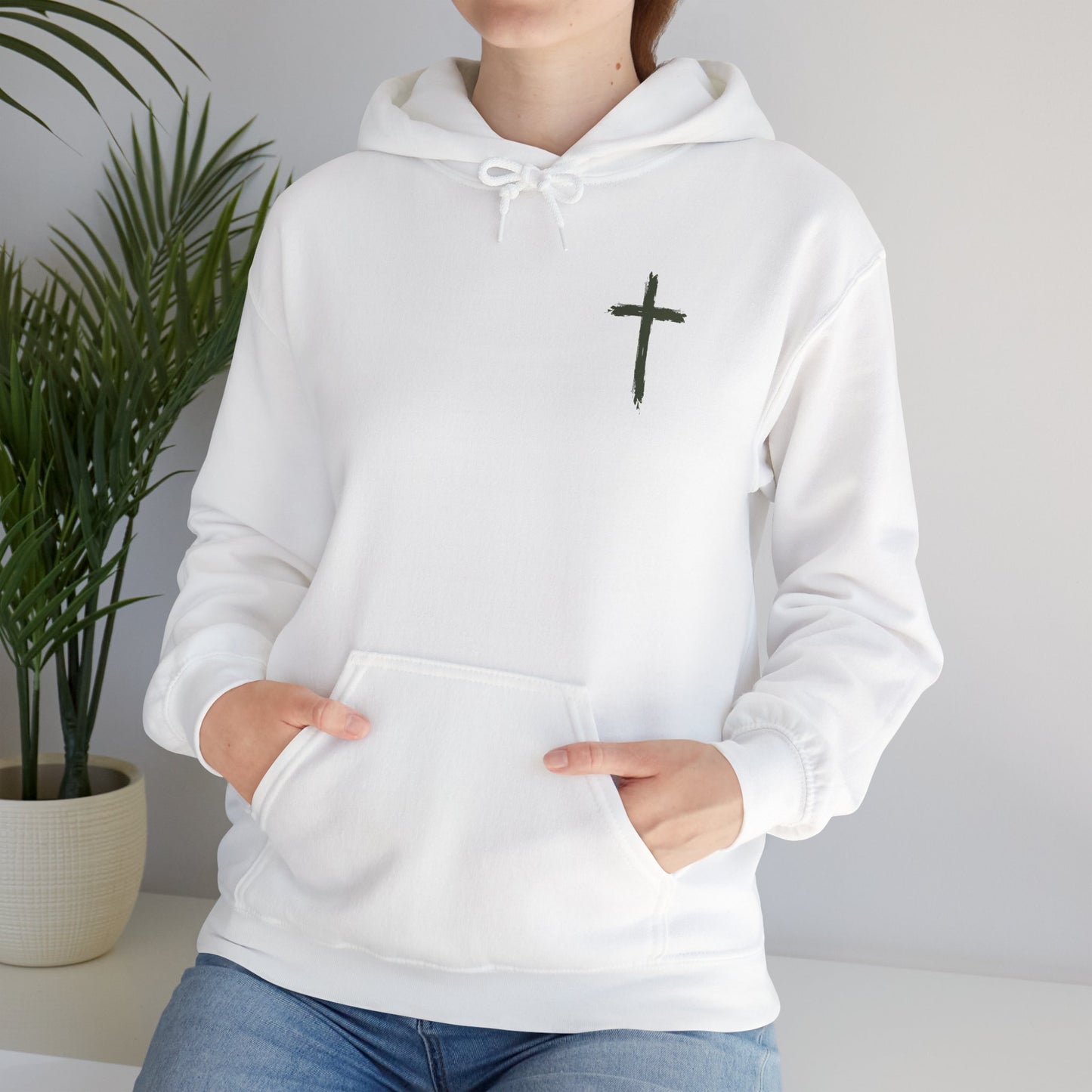 Fishers Of Men Scripture Hooded Sweatshirt, Heavyweight Jesus Inspired Bible Verse Hoodie