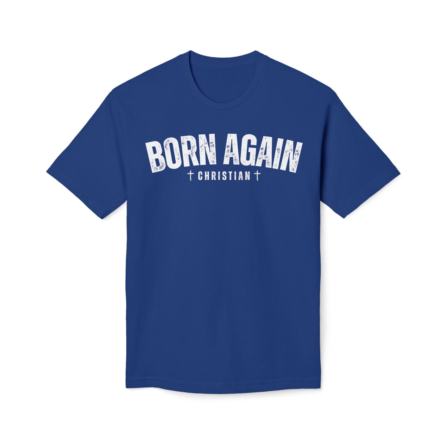 Made In The USA Born Again Christian Apparel, Born Again Cross Tee, Faith-Based Gift, Casual Wear, Spiritual Clothing