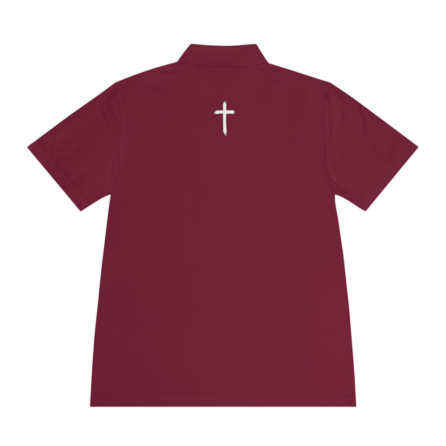 Men's 'Fore Christ' Sport Polo Shirt, Faith-Inspired Activewear, Christian Polo for Golf & Casual Outings, Men's Casual Wear
