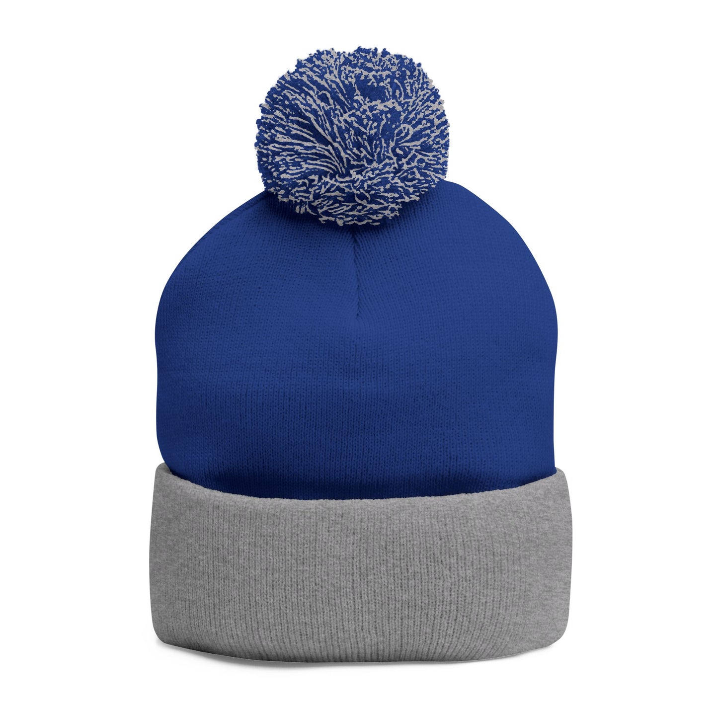 Psalm 91 Pom-Pom Knit Cap — Embroidered Winter Beanie for Faith & Comfort