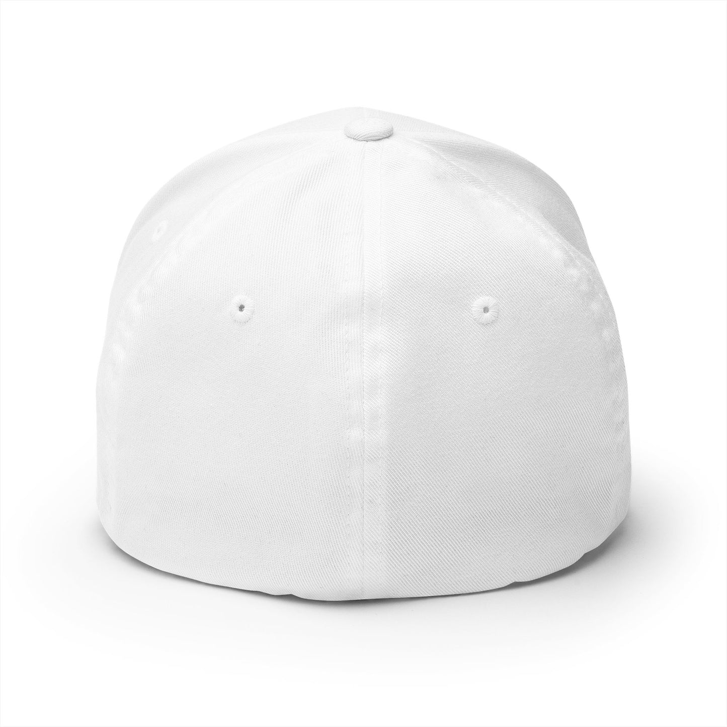 Embroidered Psalm 91 Hat - Flex-fit Closed-Back Hat with Cross Design