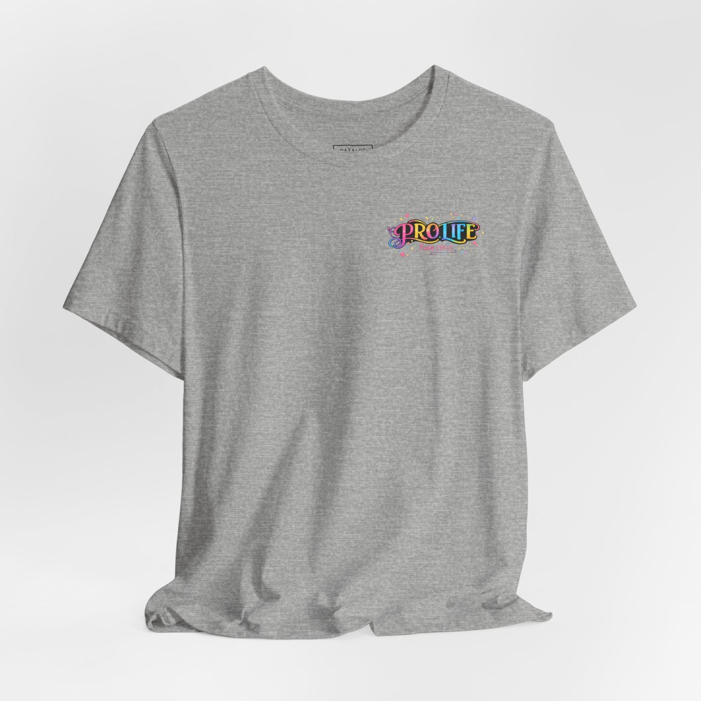Pro-Life Christian T-Shirt - Psalm 139 Baby in the Womb Faith Tee