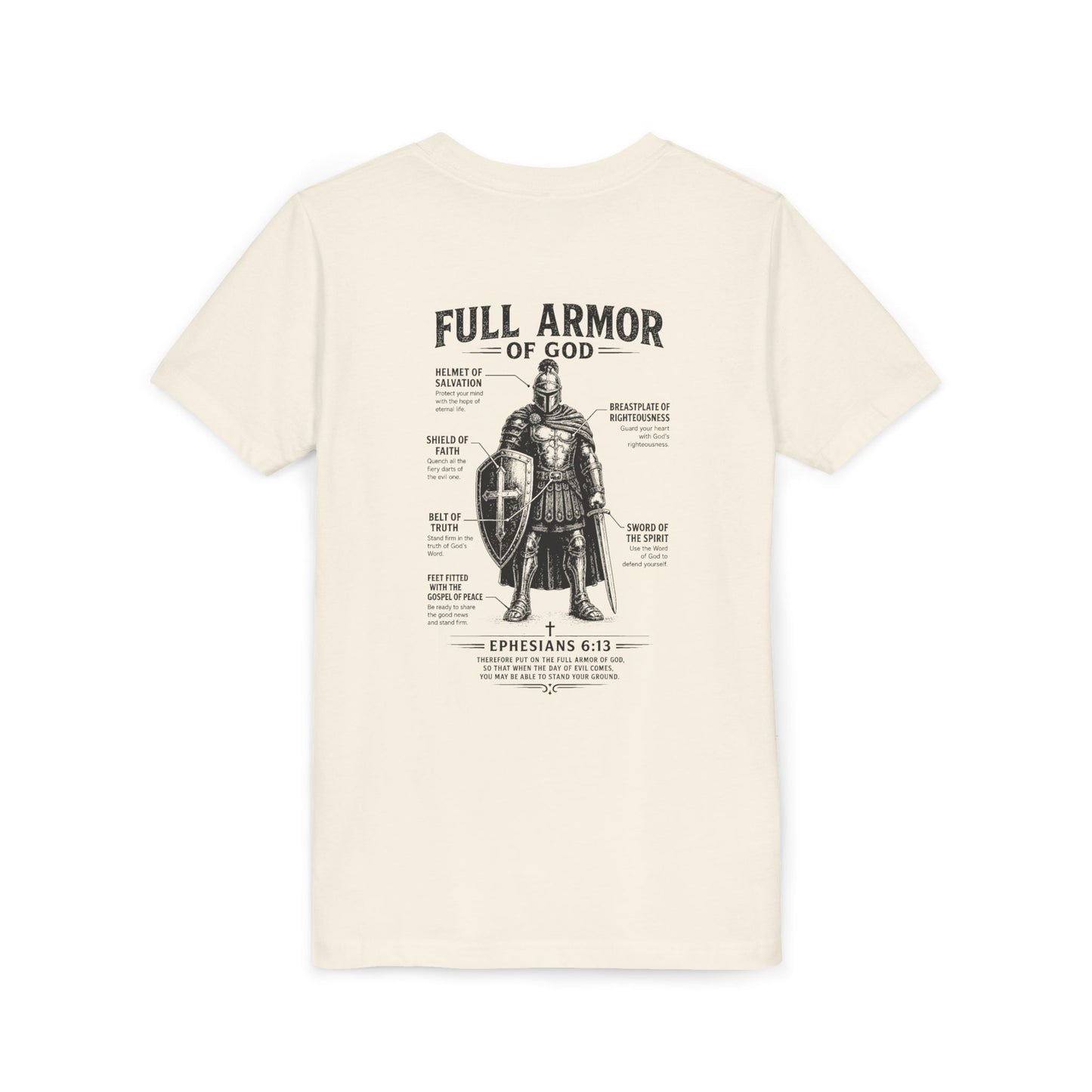 Kids Full Armor of God Christian Graphic T-Shirt (Ephesians 6:13)