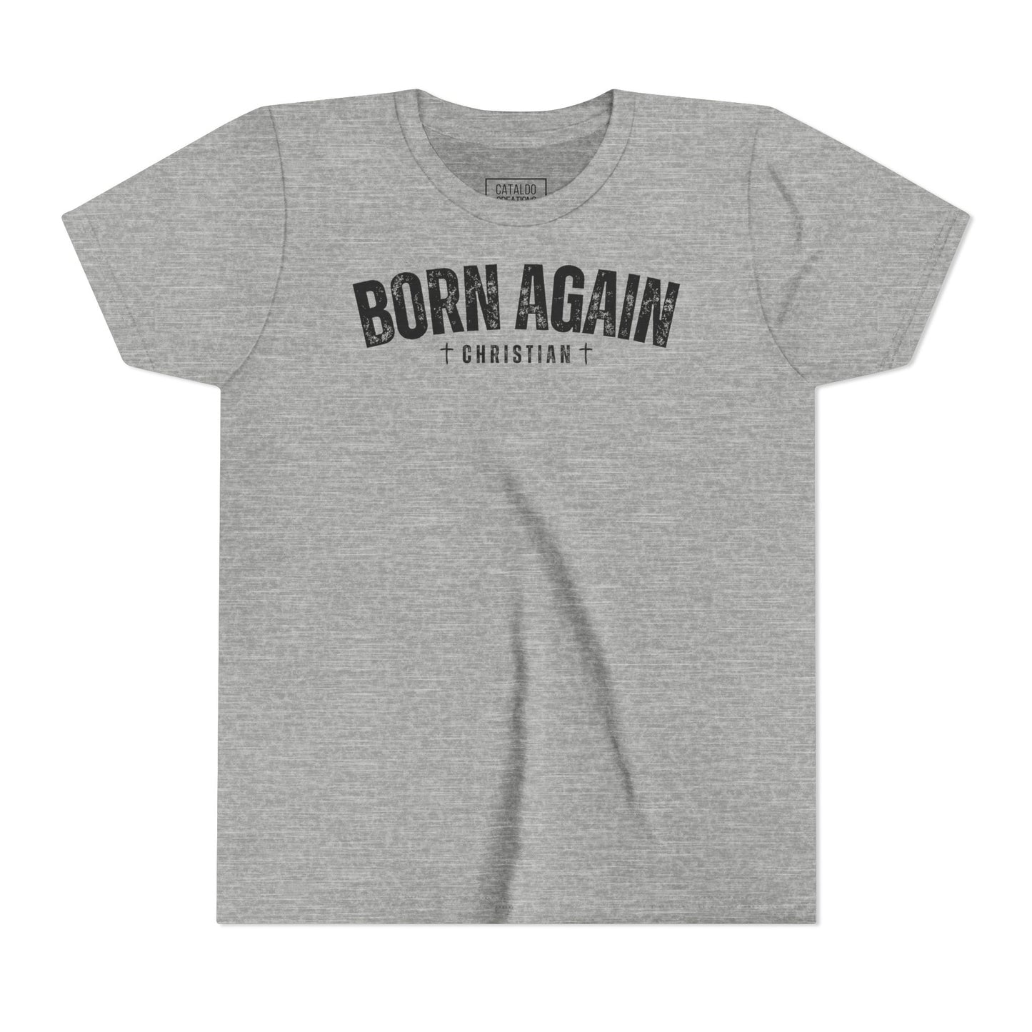 Born Again Christian Youth Tee | Faith-Based Shirt for Kids | Inspirational Apparel