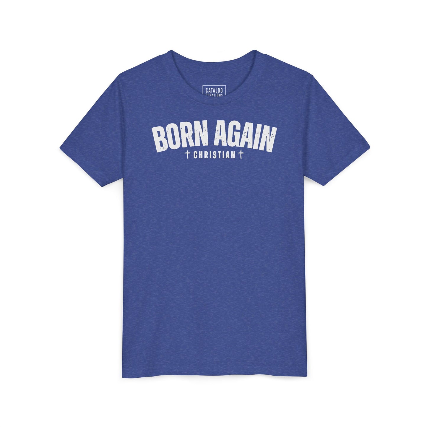 Born Again Christian Youth Tee | Faith-Based Shirt for Kids | Inspirational Apparel