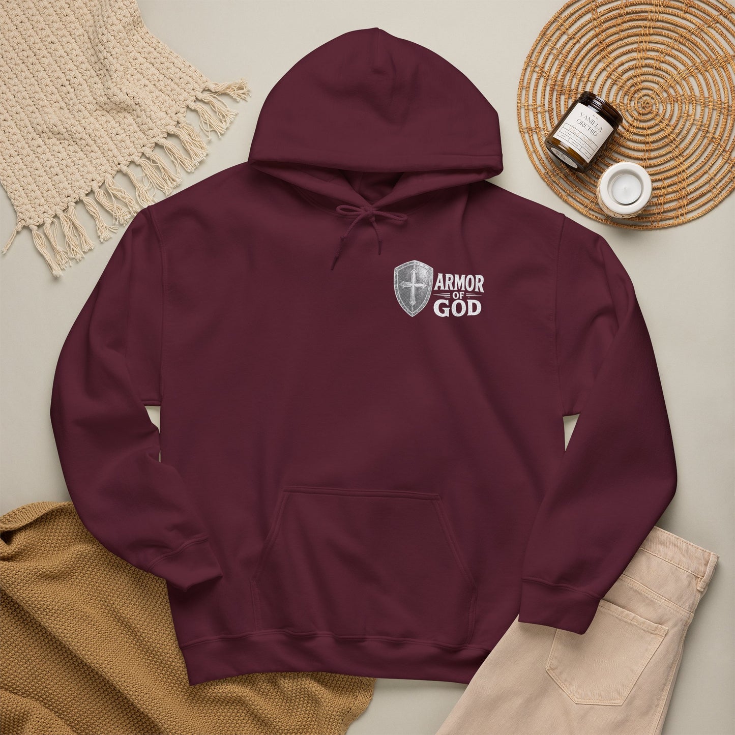 Armor of God Hoodie — Full Armor of God Ephesians 6:13 Christian Prayer Sweatshirt