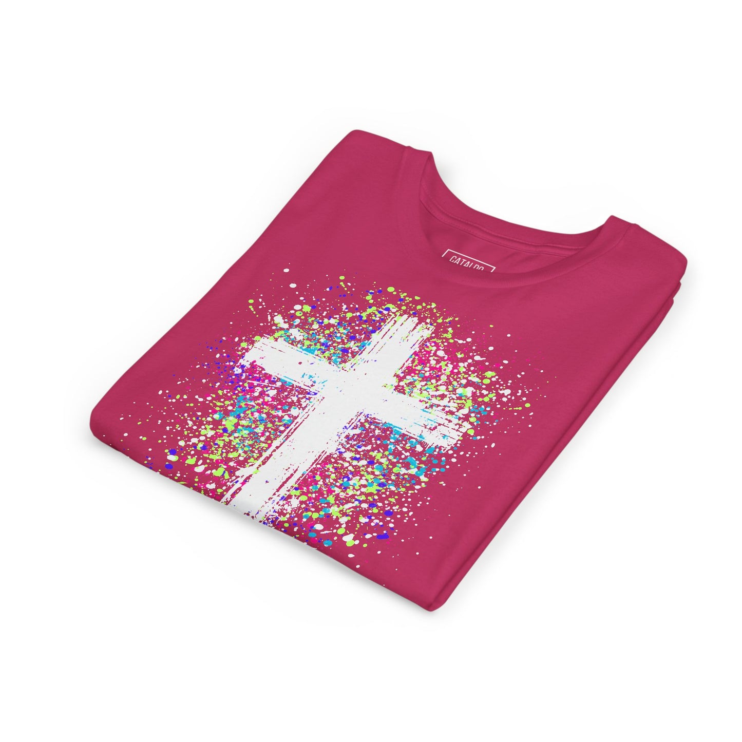 Kids Vibrant Cross Youth Short Sleeve Tee