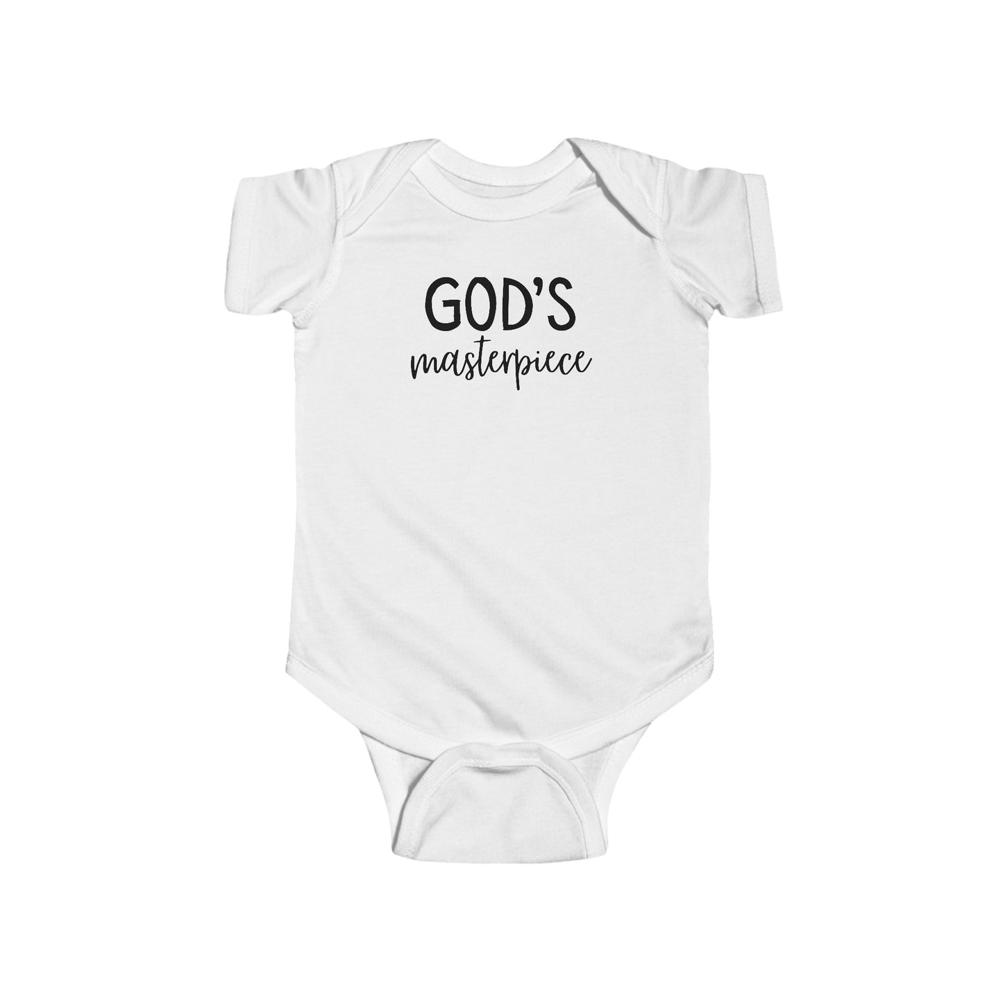 God's Masterpiece Baby Onesie | Christian Infant Bodysuit | Faith-Based Baby Gift