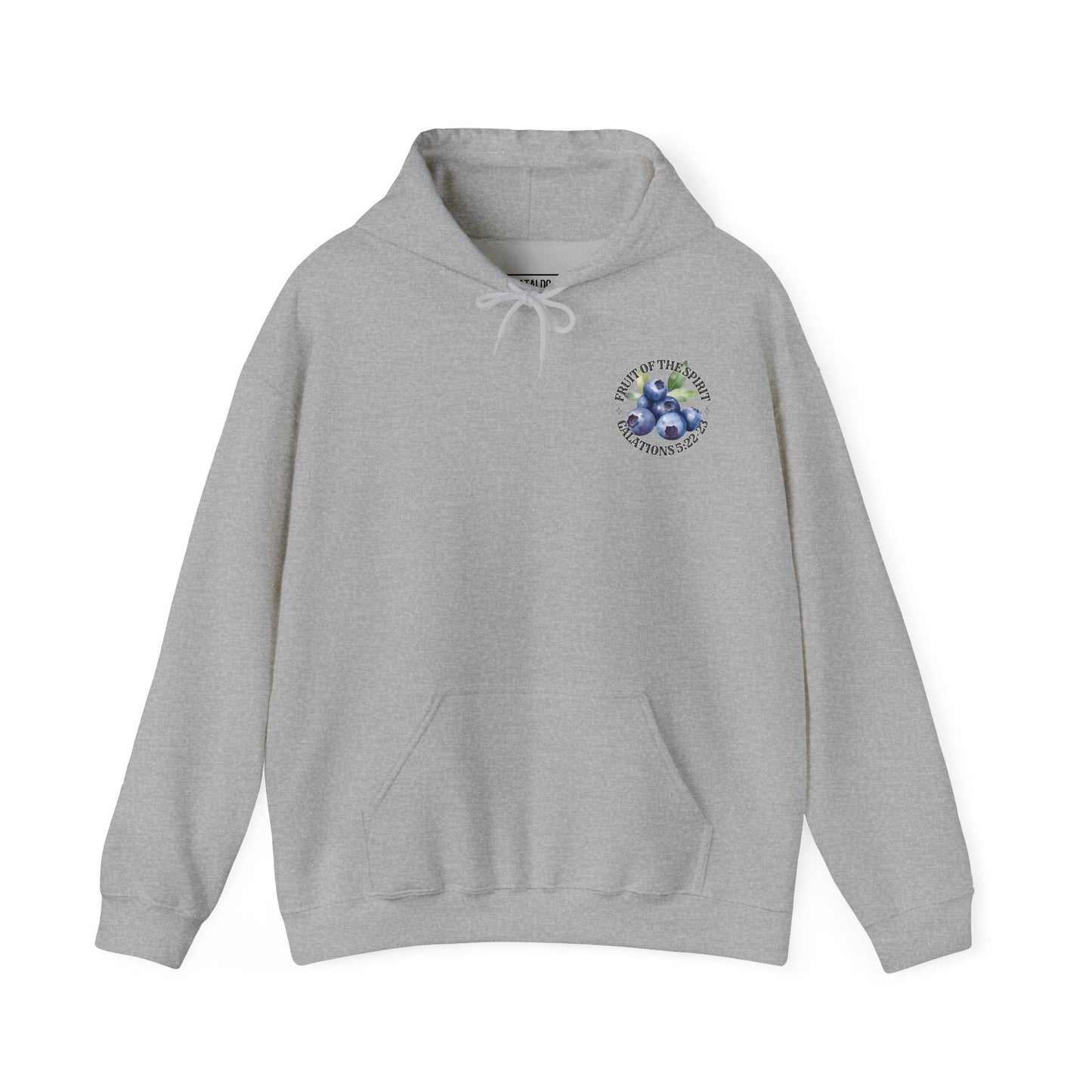 Fruit of the Spirit Christian Hoodie, Galatians 5:22-23 Heavy Blend Hooded Sweatshirt