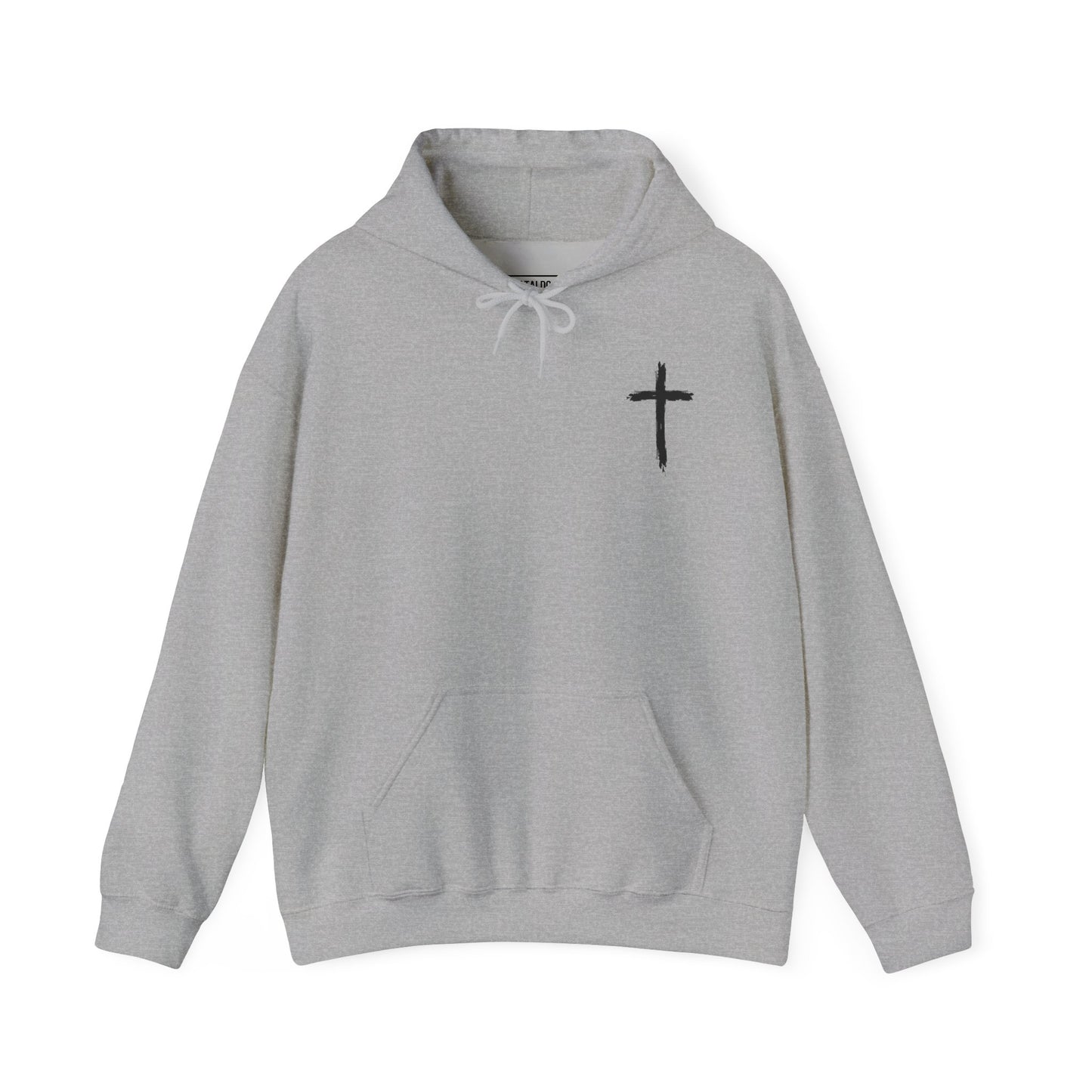 Look At The Birds of the Air Hoodie — Cross Hooded Sweatshirt, Christian Graphic Pullover