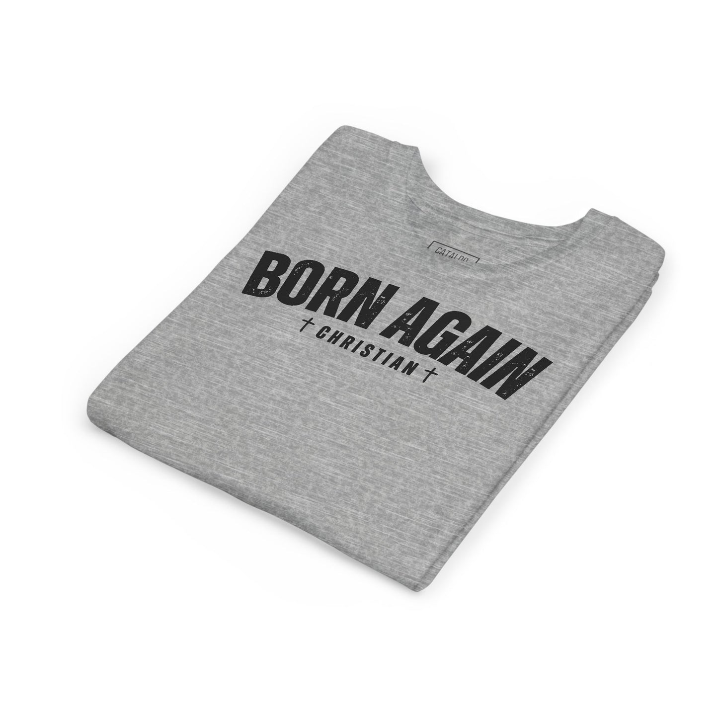 Born Again Christian Youth Tee | Faith-Based Shirt for Kids | Inspirational Apparel