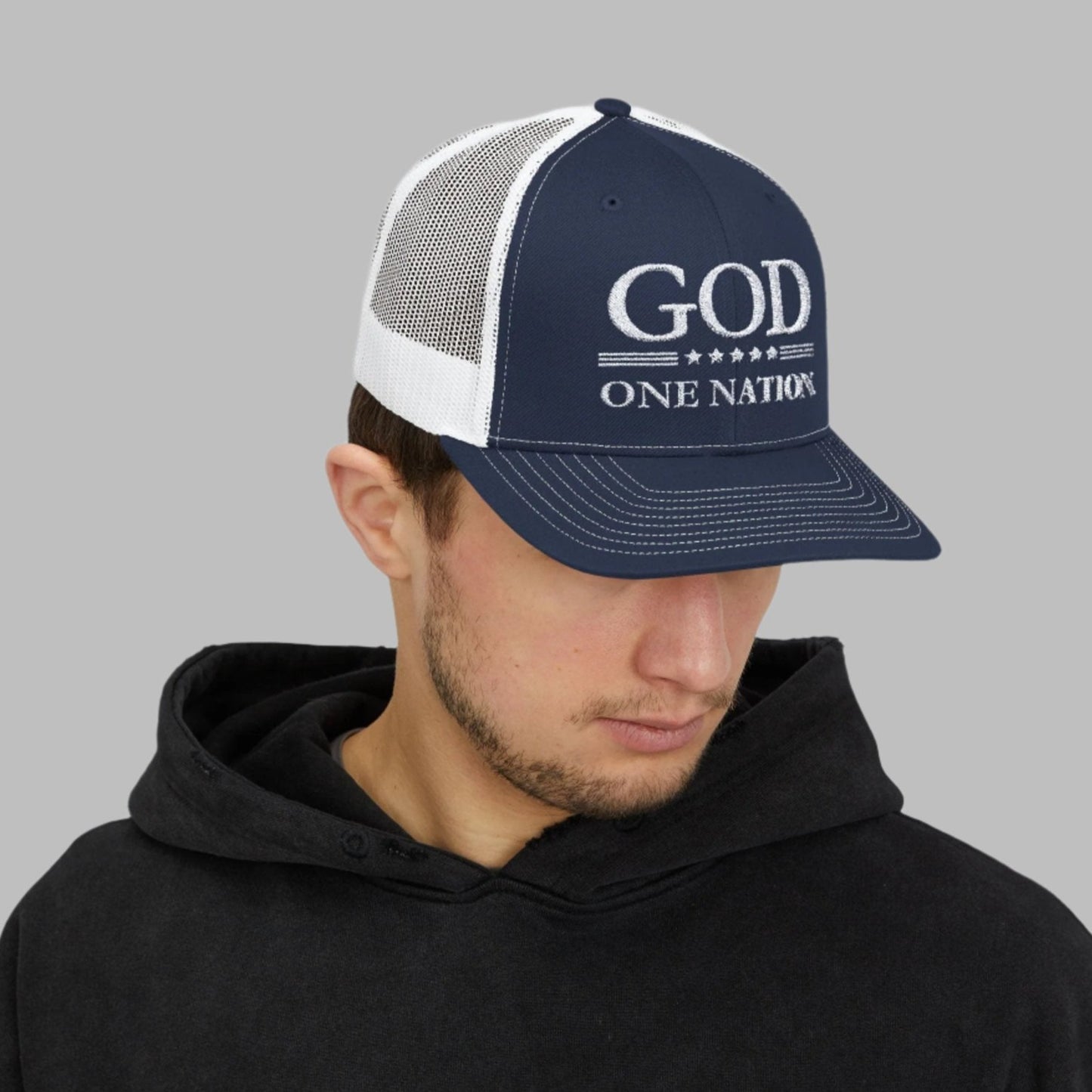 One Nation Under God Snapback. Patriot Trucker Hat