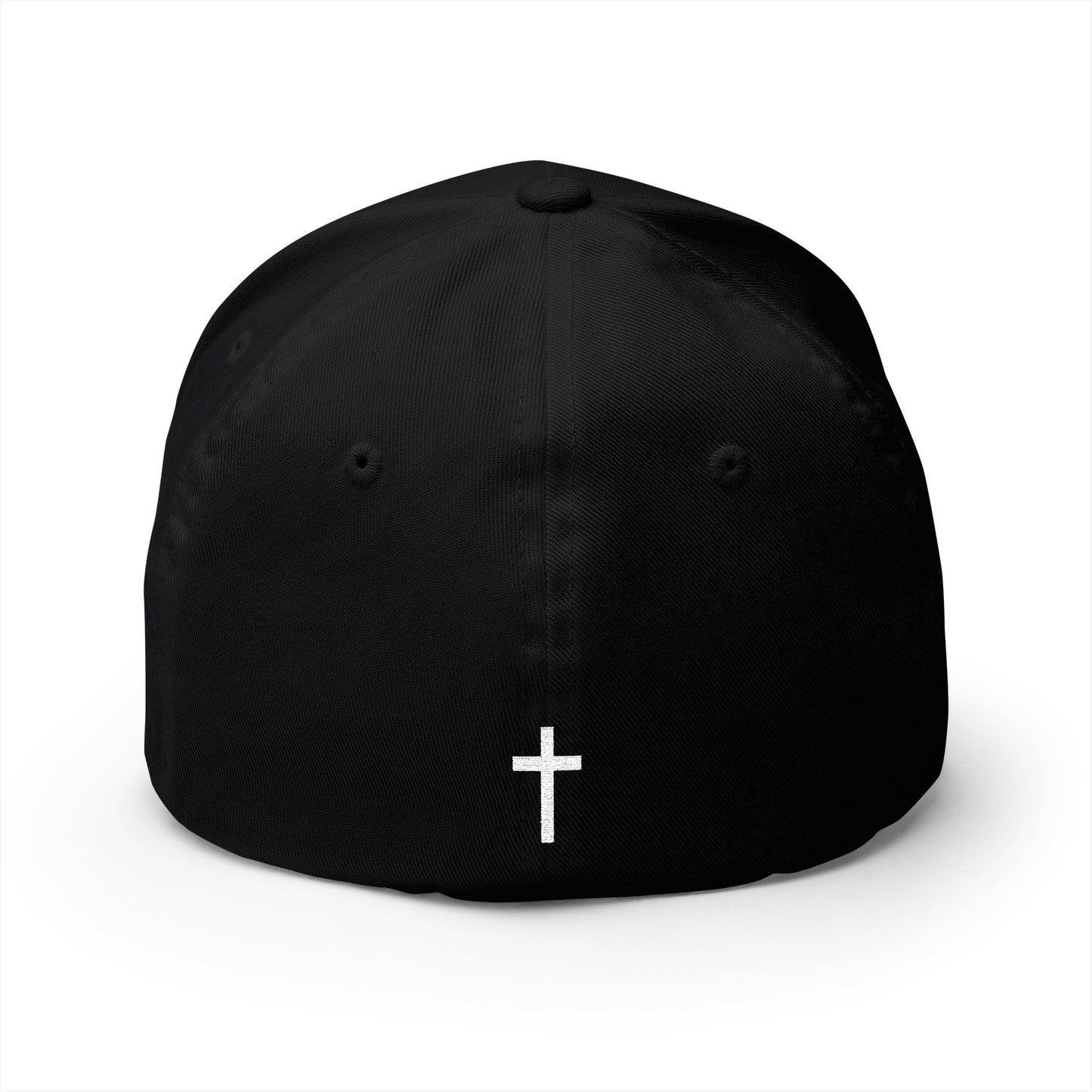 Fore Christ Embroidered Golf Hat - Faith-Inspired Closed-Back Hat For Golfers