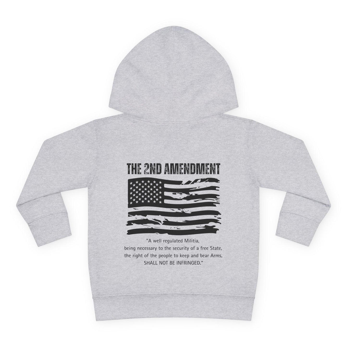 Toddler 2nd Amendment Pullover Fleece Hoodie, Cute Kids Hoodie, American Pride, Gift for Patriots, Cozy Toddler Wear
