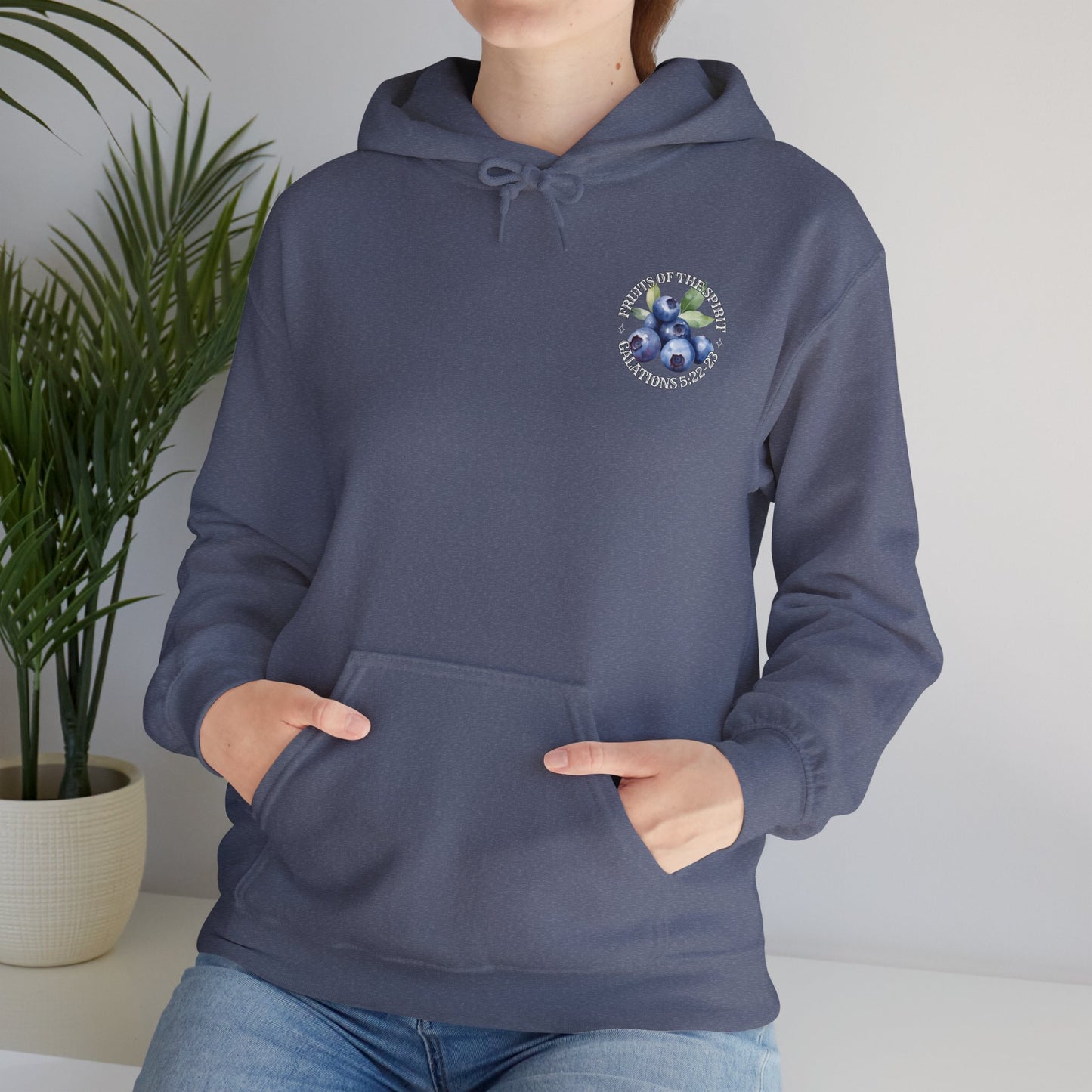Fruits of the Spirit Hoodie — Watercolor Fruit Faith Sweatshirt