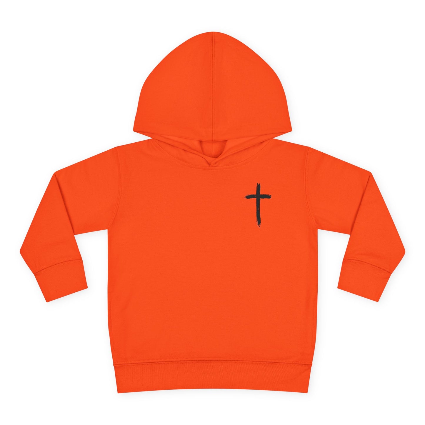 Toddler Christian Fleece Hoodie - Jesus Fisherman Design, Cute Kids Sweatshirt, Religious Baby Gift, Faith Hoodie