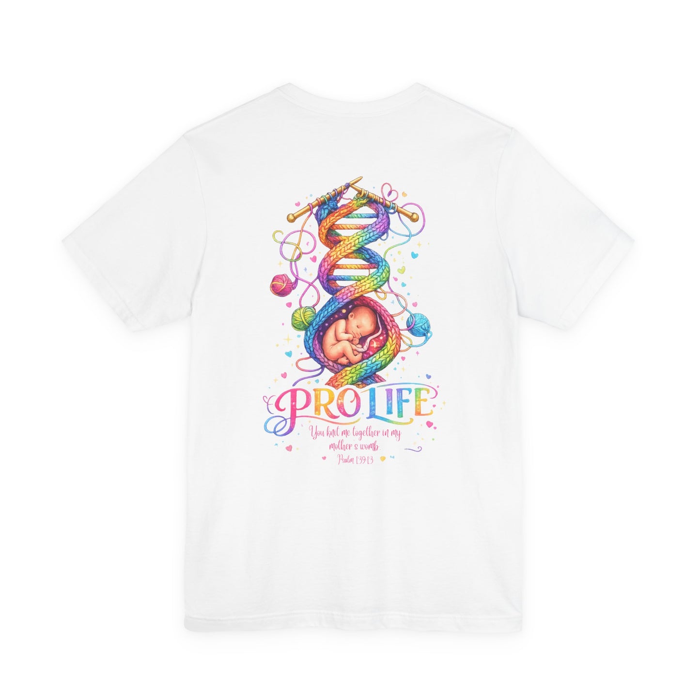 Pro-Life Christian T-Shirt - Psalm 139 Baby in the Womb Faith Tee