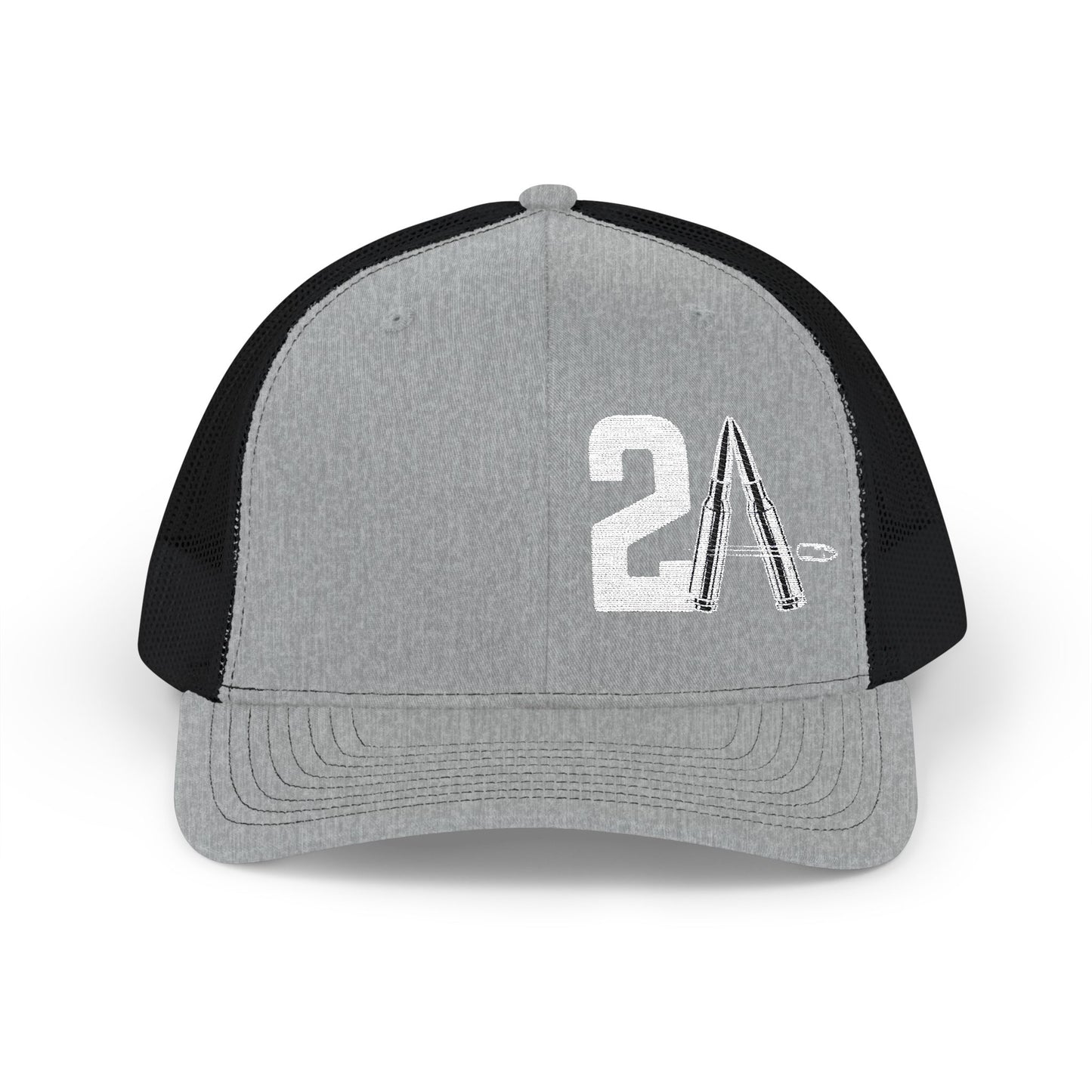 2A Embroidered Trucker Cap - 2ND Amendment Snapback Hat