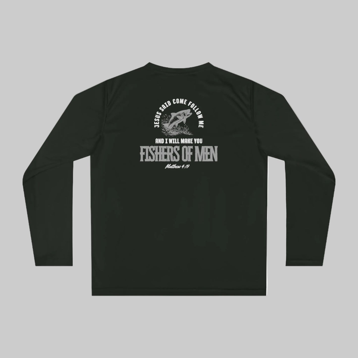 Fishers Of Men UV Protection Long Sleeve Shirt, Scripture Shirt For The Outdoors