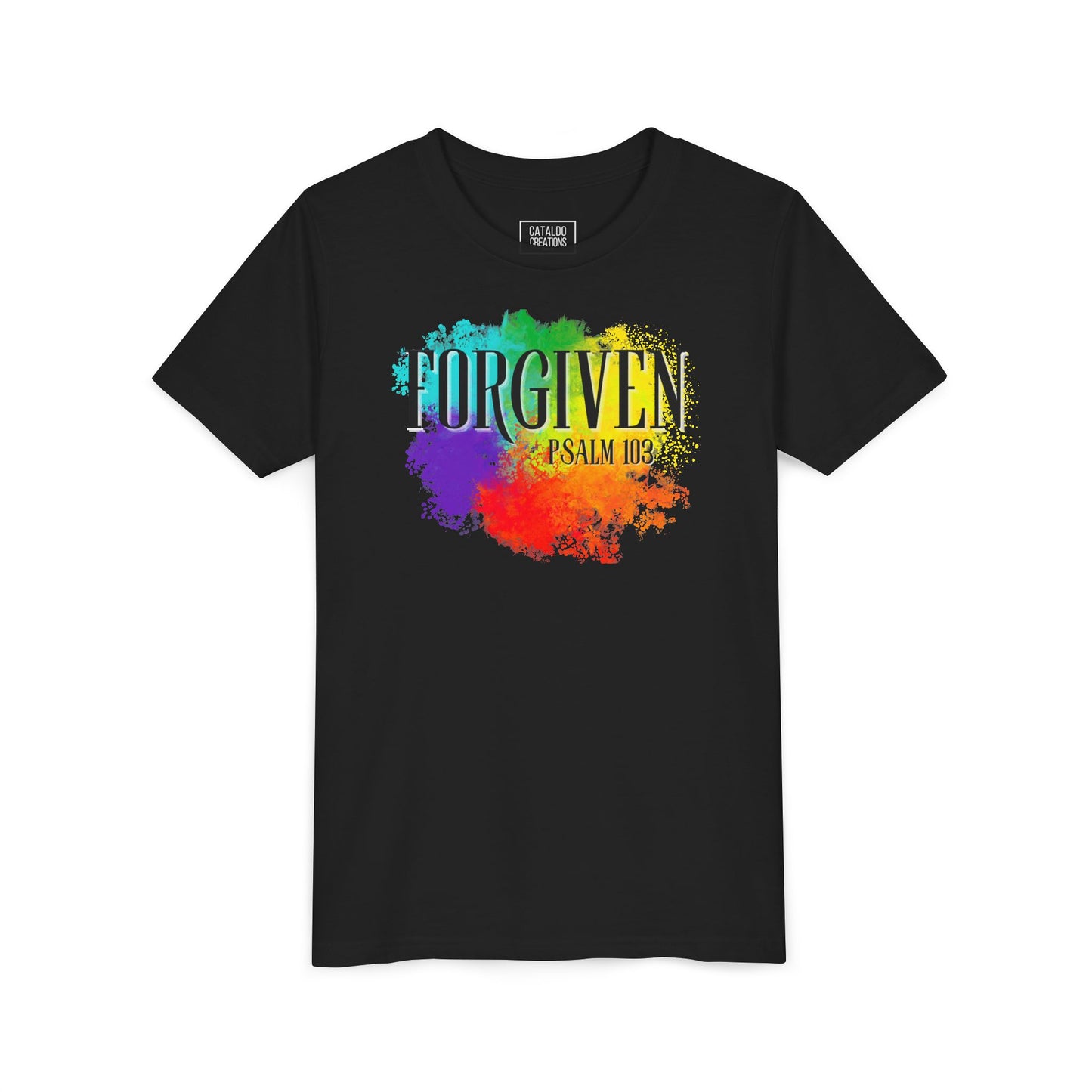 Kids Forgiven Bible Verse Short Sleeve Tee