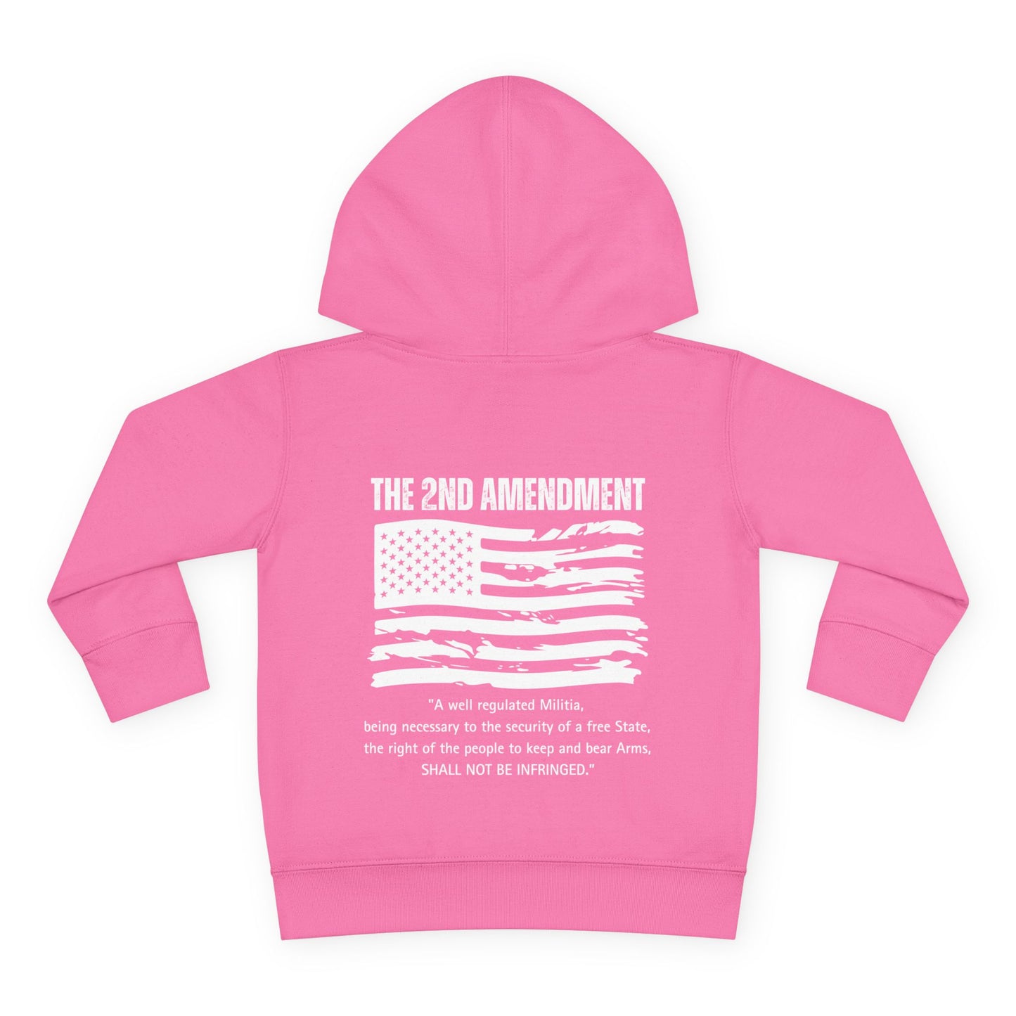 Toddler 2nd Amendment Pullover Fleece Hoodie, Cute Kids Hoodie, American Pride, Gift for Patriots, Cozy Toddler Wear