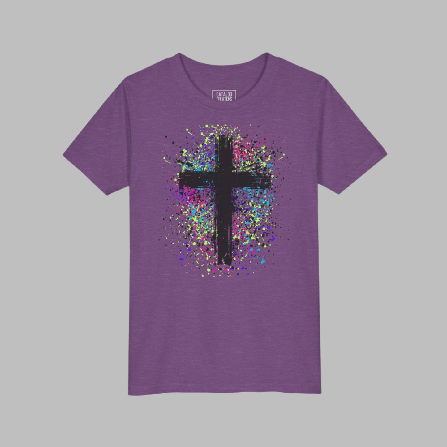 Kids Vibrant Cross Youth Short Sleeve Tee