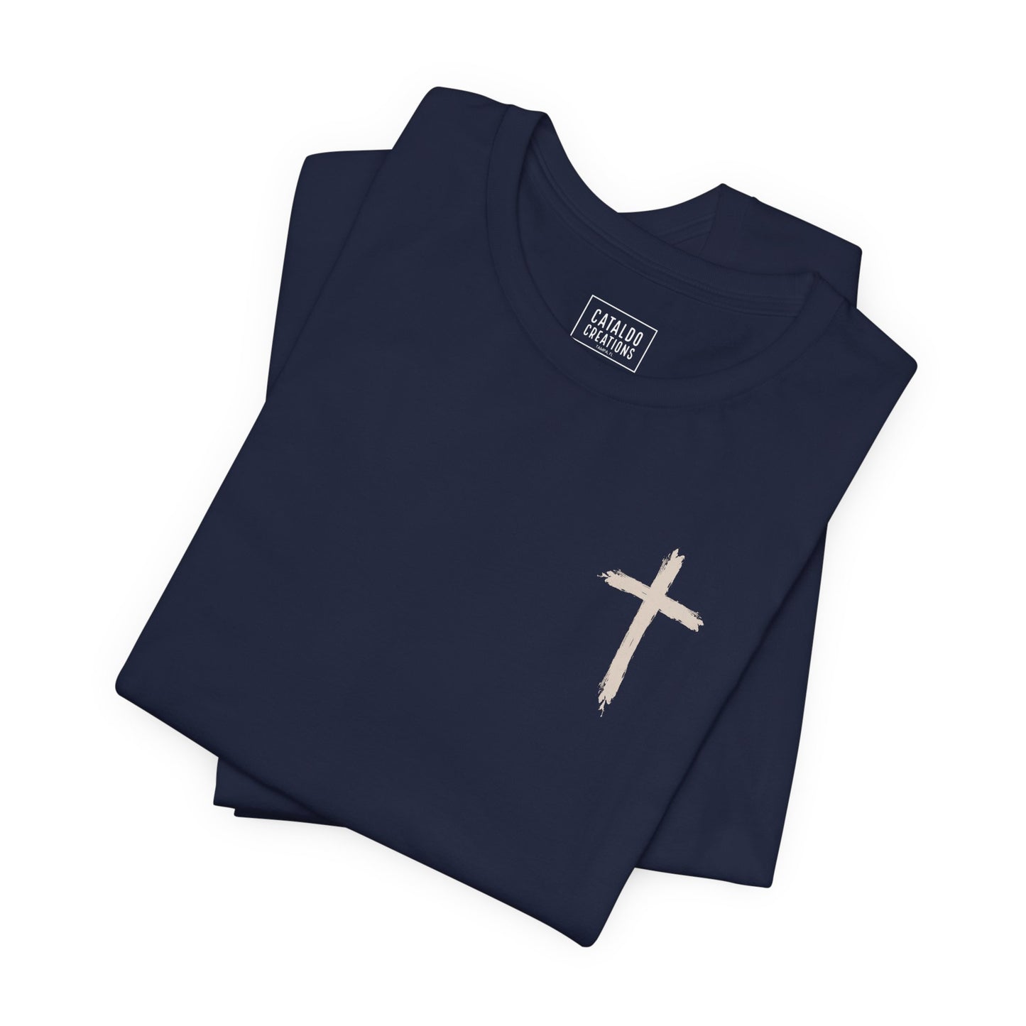 Look at the Birds Christian Tee — Matthew 6:26 Cross Graphic T‑Shirt