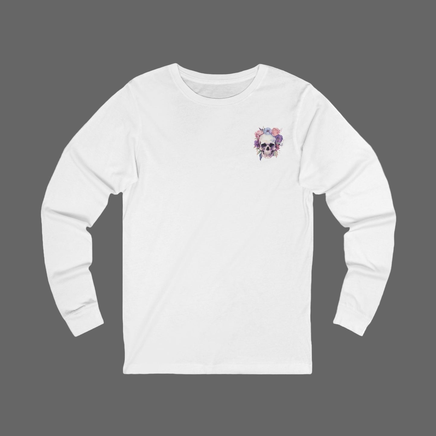 Dry Bones Come Alive Shirt Long Sleeve T-Shirt, Funky Skull And Flowers Christian Long Sleeve Tee