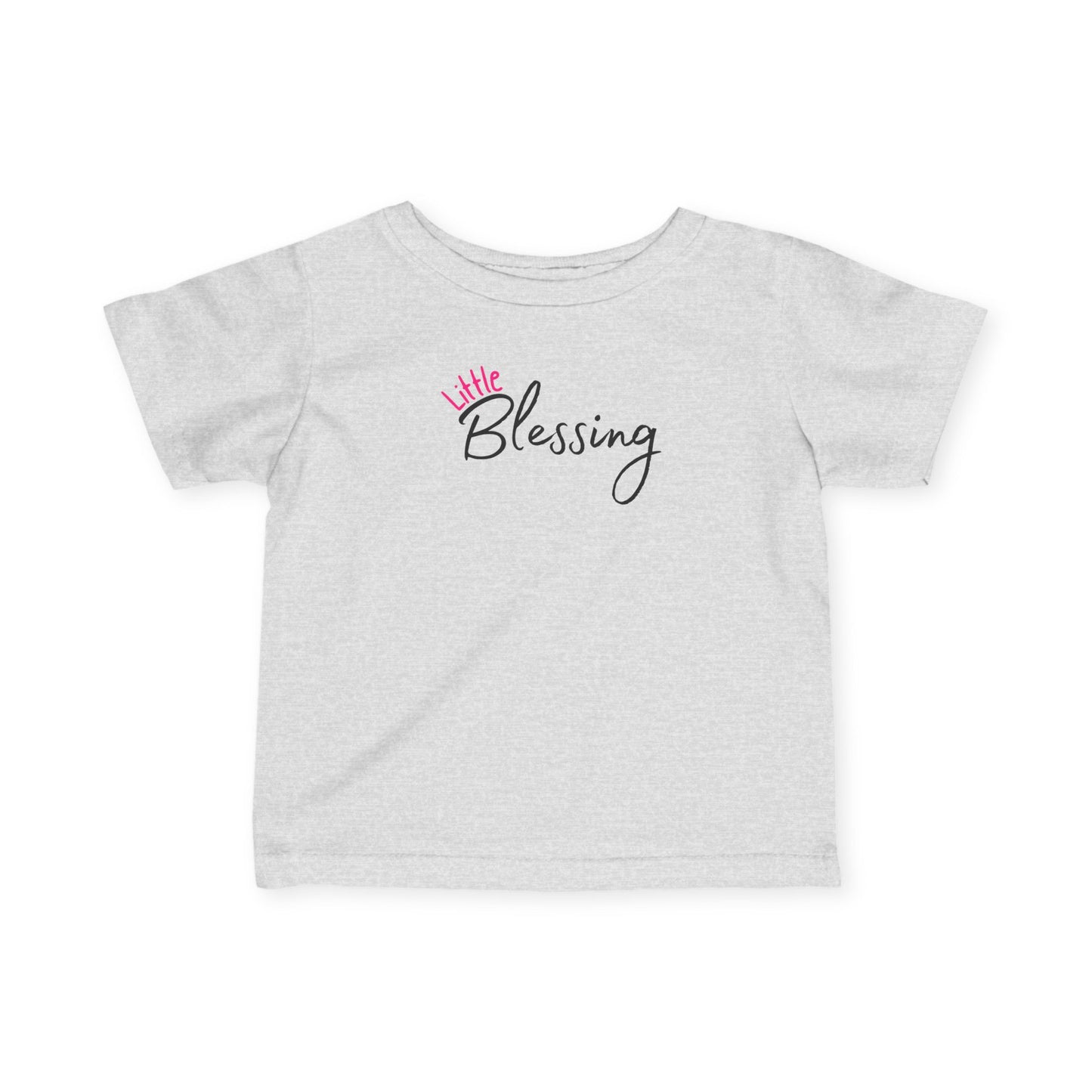 Infant Girl Tee - "Little Blessing" Script Baby Shirt | Newborn Gift, Baby Shower