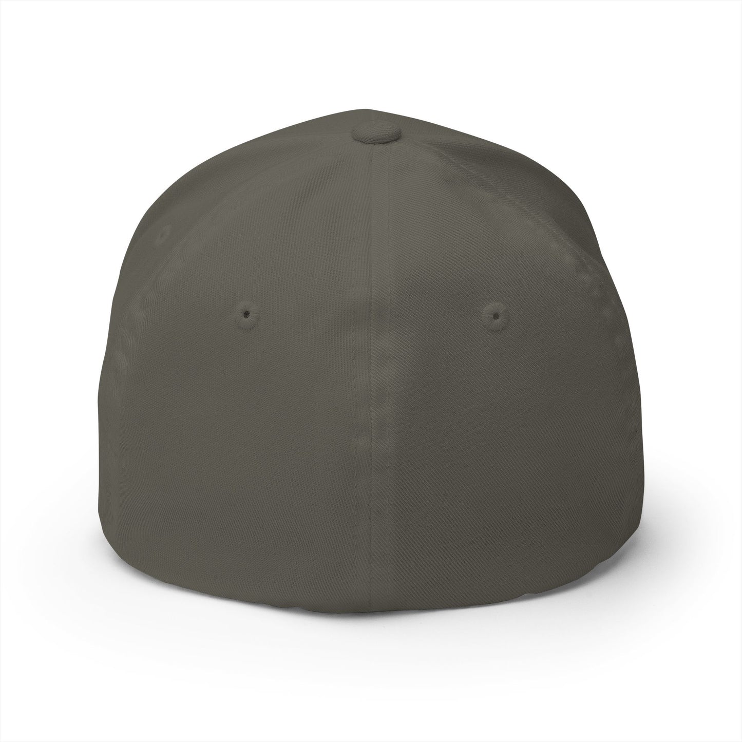 Embroidered Psalm 91 Hat - Flex-fit Closed-Back Hat with Cross Design