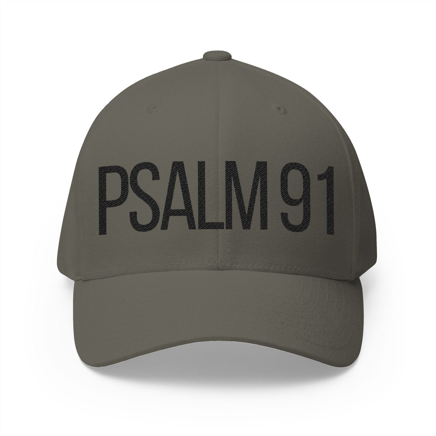 Embroidered Psalm 91 Cap - Faith-Inspired Structured Hat