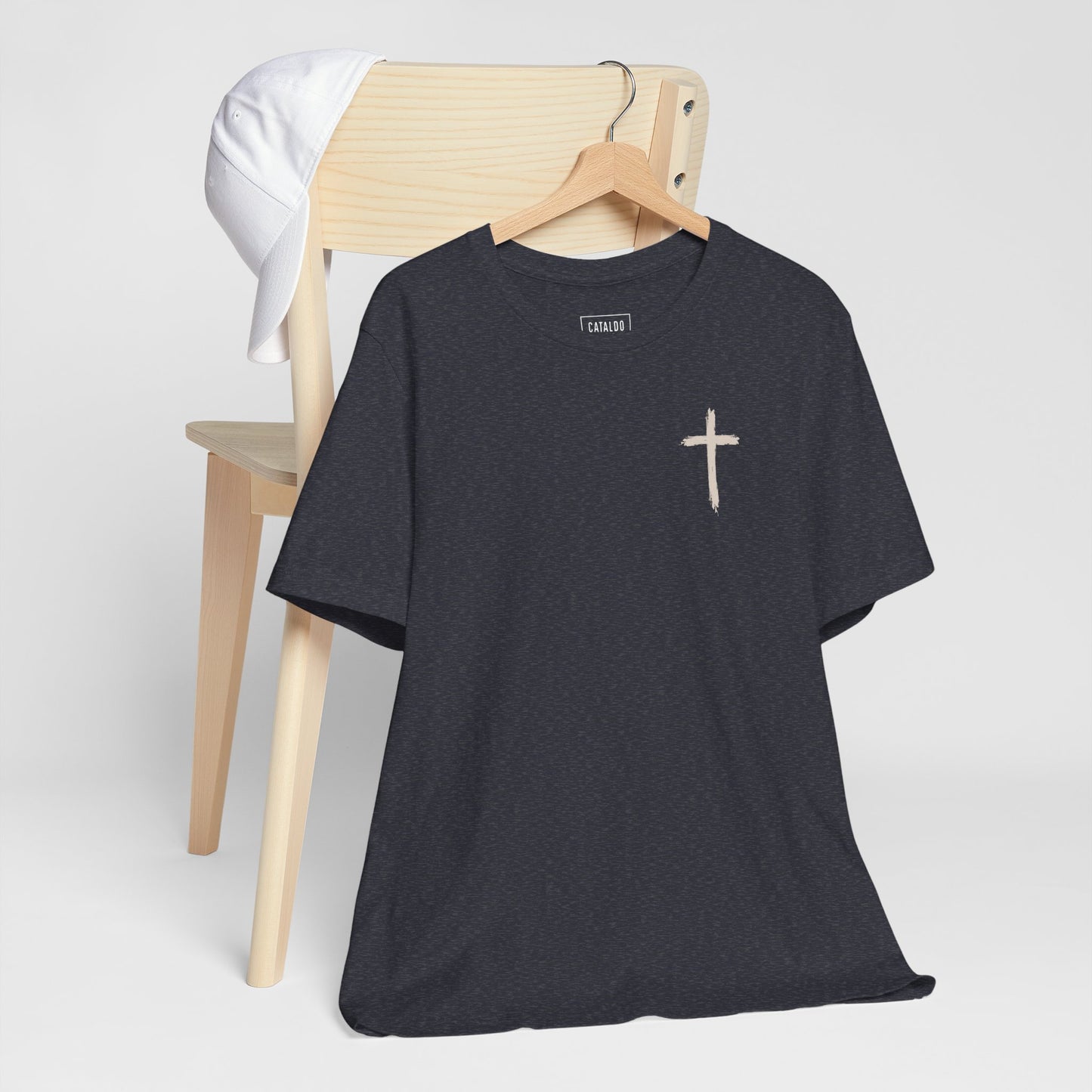Look at the Birds Christian Tee — Matthew 6:26 Cross Graphic T‑Shirt