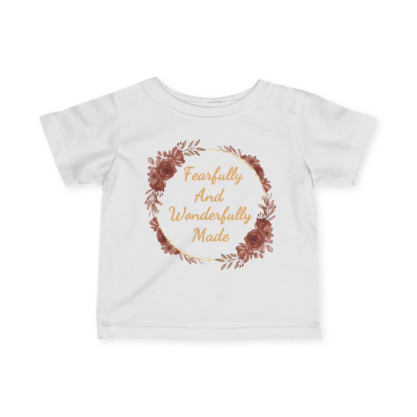 Infant Fearfully and Wonderfully Made Tee, Baby Shower Gift, Newborn Outfit, Cute Kid's Apparel, Religious Baby Clothes, Infant & Toddler T-Shirt