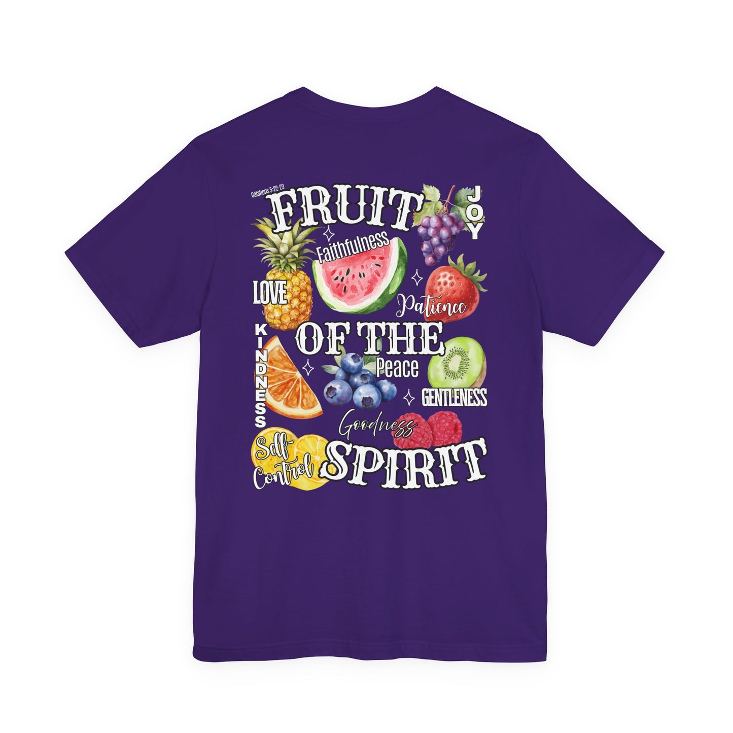 Fruit of the Spirit Christian T-Shirt | Galatians 5:22–23 Bible Verse Tee