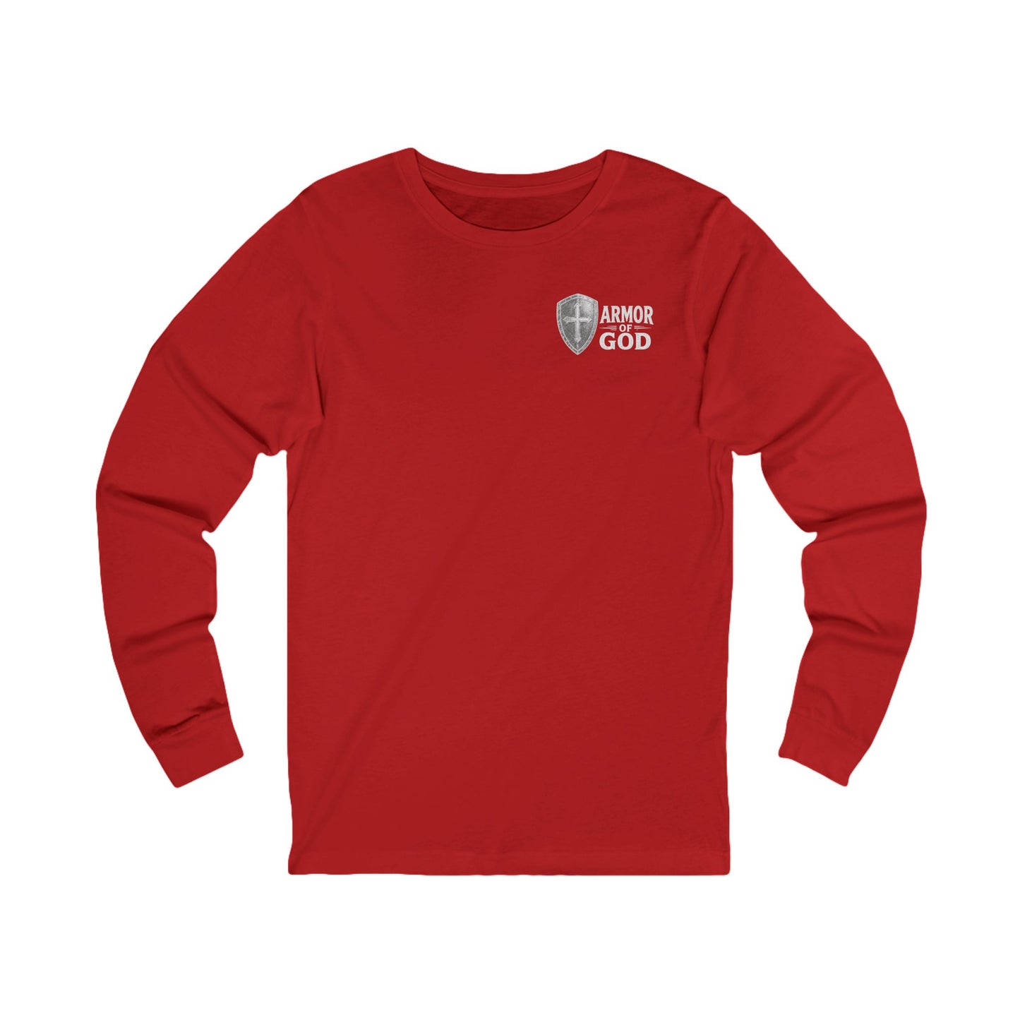 Full Armor of God Long Sleeve Tee — Christian Faith Scripture Shirt (Ephesians 6:13)