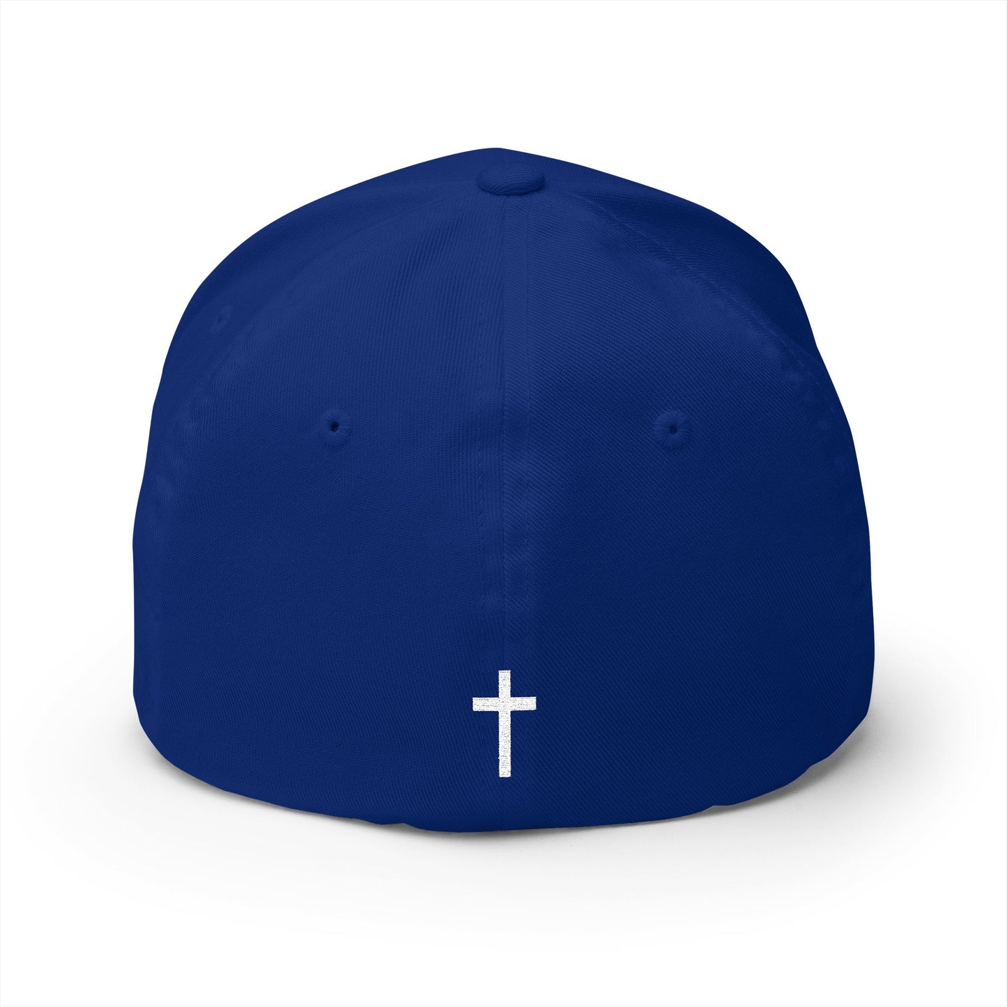 Fore Christ Embroidered Golf Hat - Faith-Inspired Closed-Back Hat For Golfers