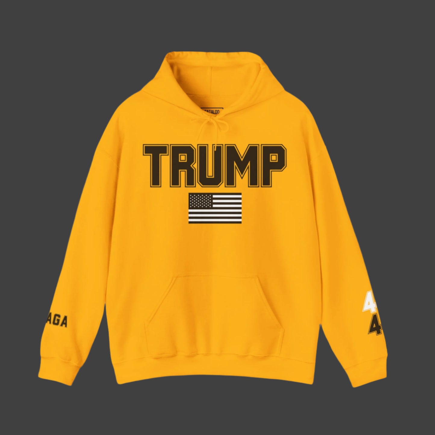 Trump 45-47 Heavyweight Hooded Sweatshirt