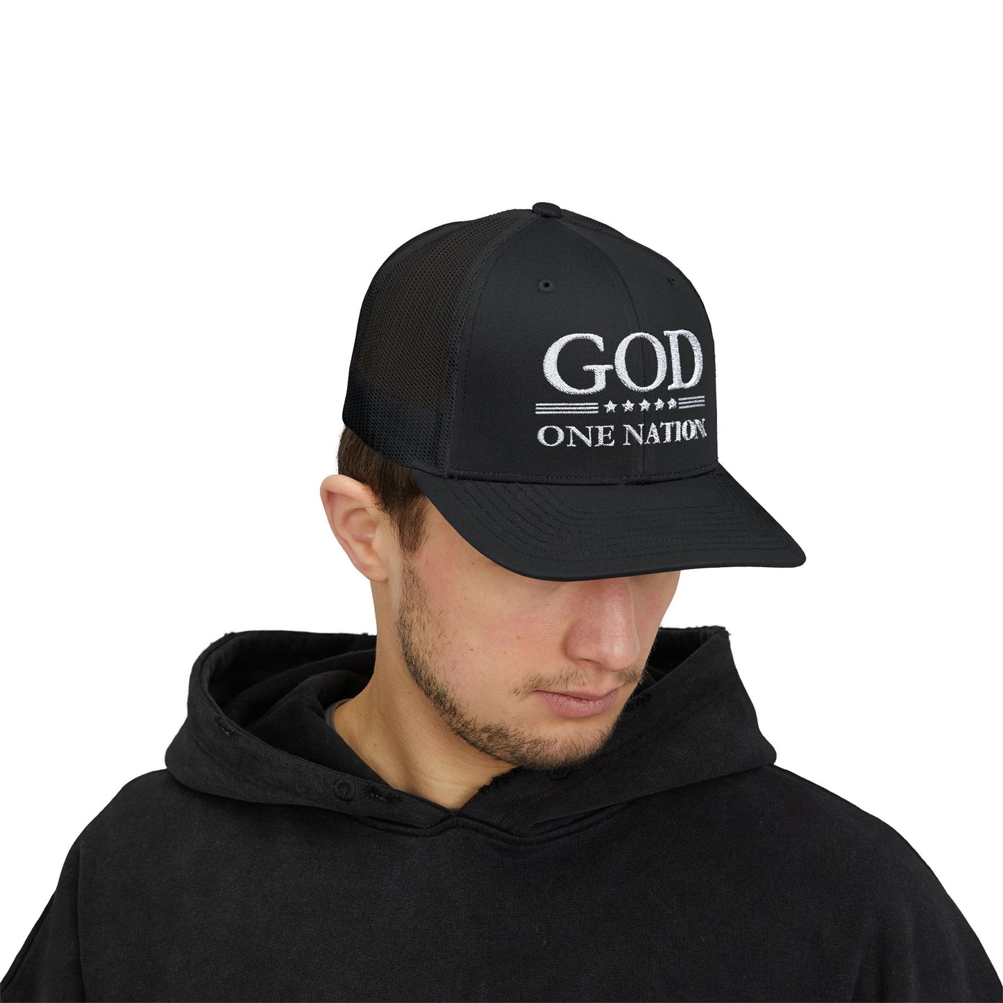 One Nation Under God Snapback. Patriot Trucker Hat