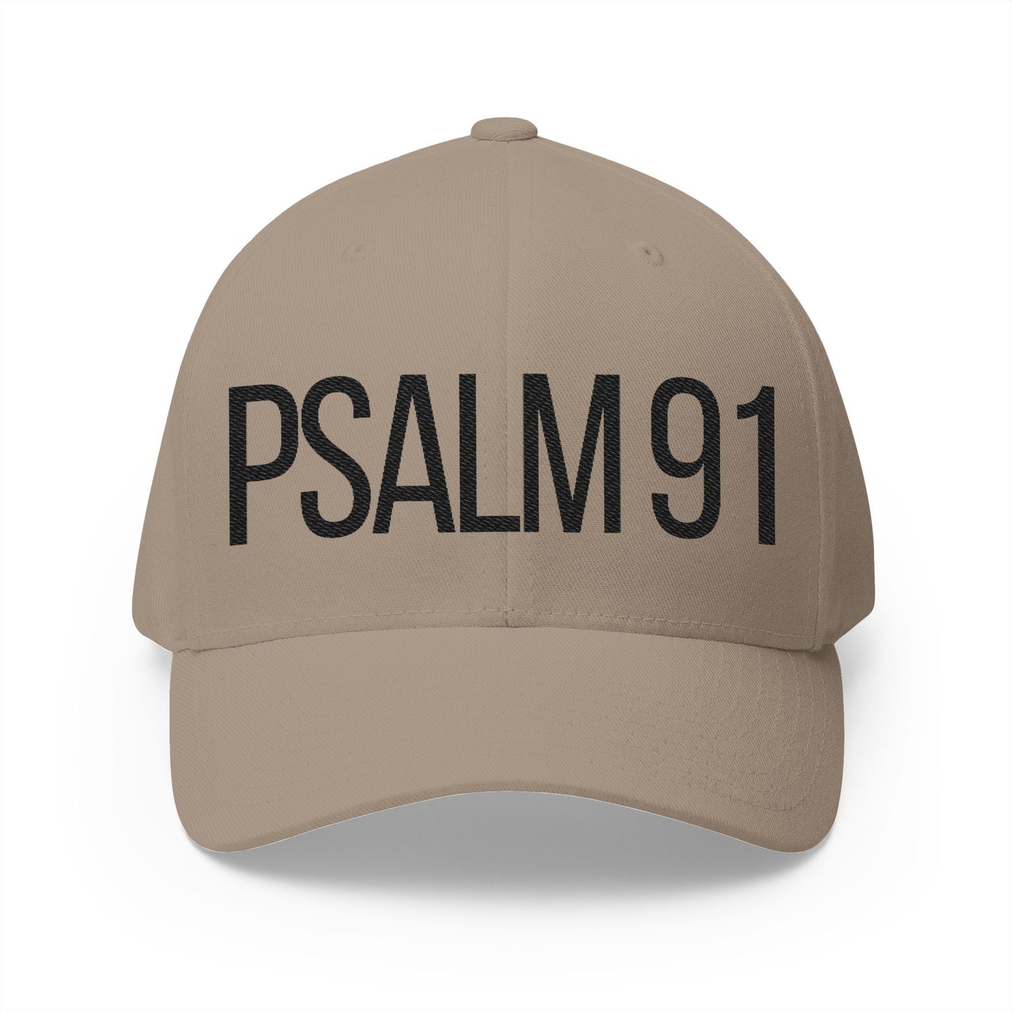 Embroidered Psalm 91 Cap - Faith-Inspired Structured Hat