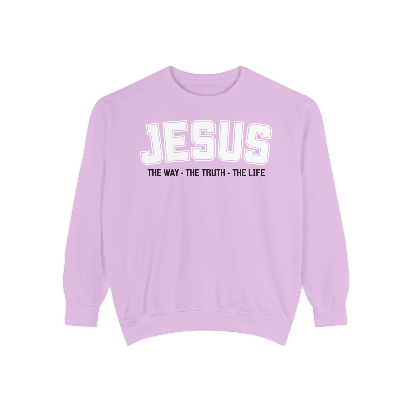 Jesus The Way, The Truth, The Life Crewneck Sweatshirt, Faith Apparel, Religious Sweatshirt, Inspirational Wear
