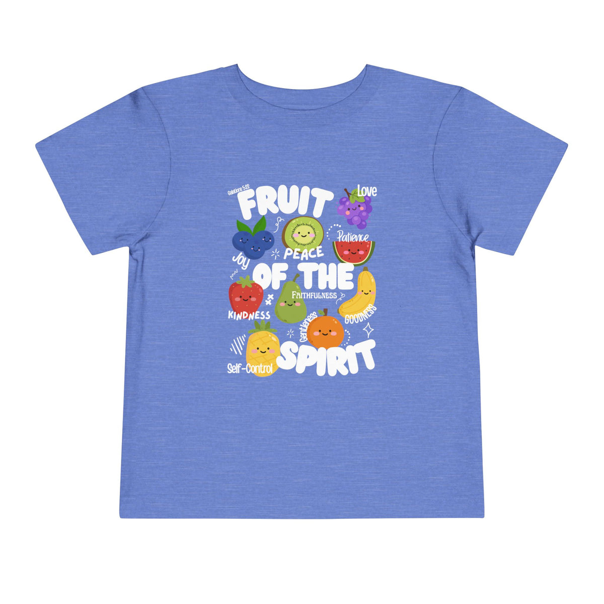 Toddler Fruit of the Spirit Christian T-Shirt, Galatians 5:22–23 Bible Verse Tee